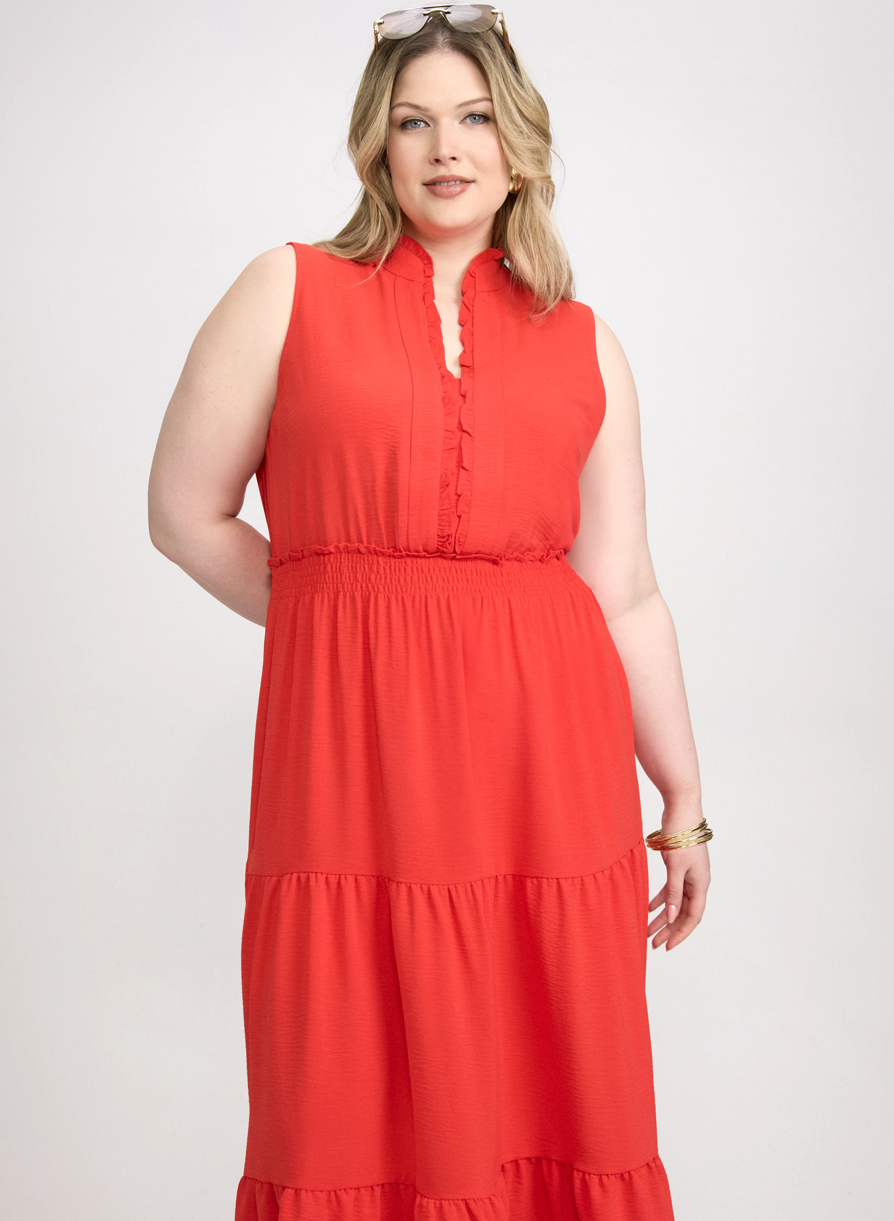 Frilled Trim Dress - Image 5
