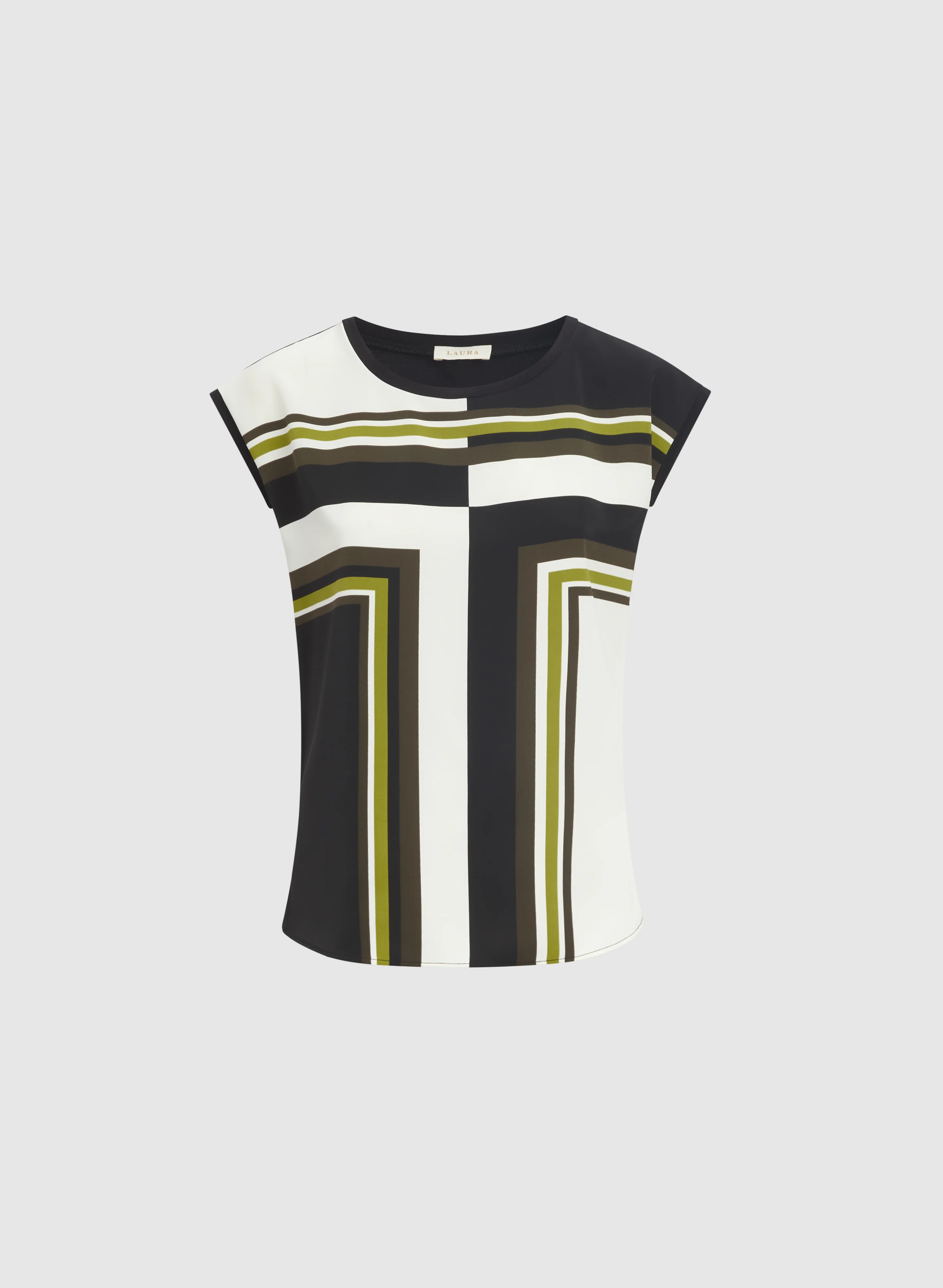 Geometric Print Top - Image 6