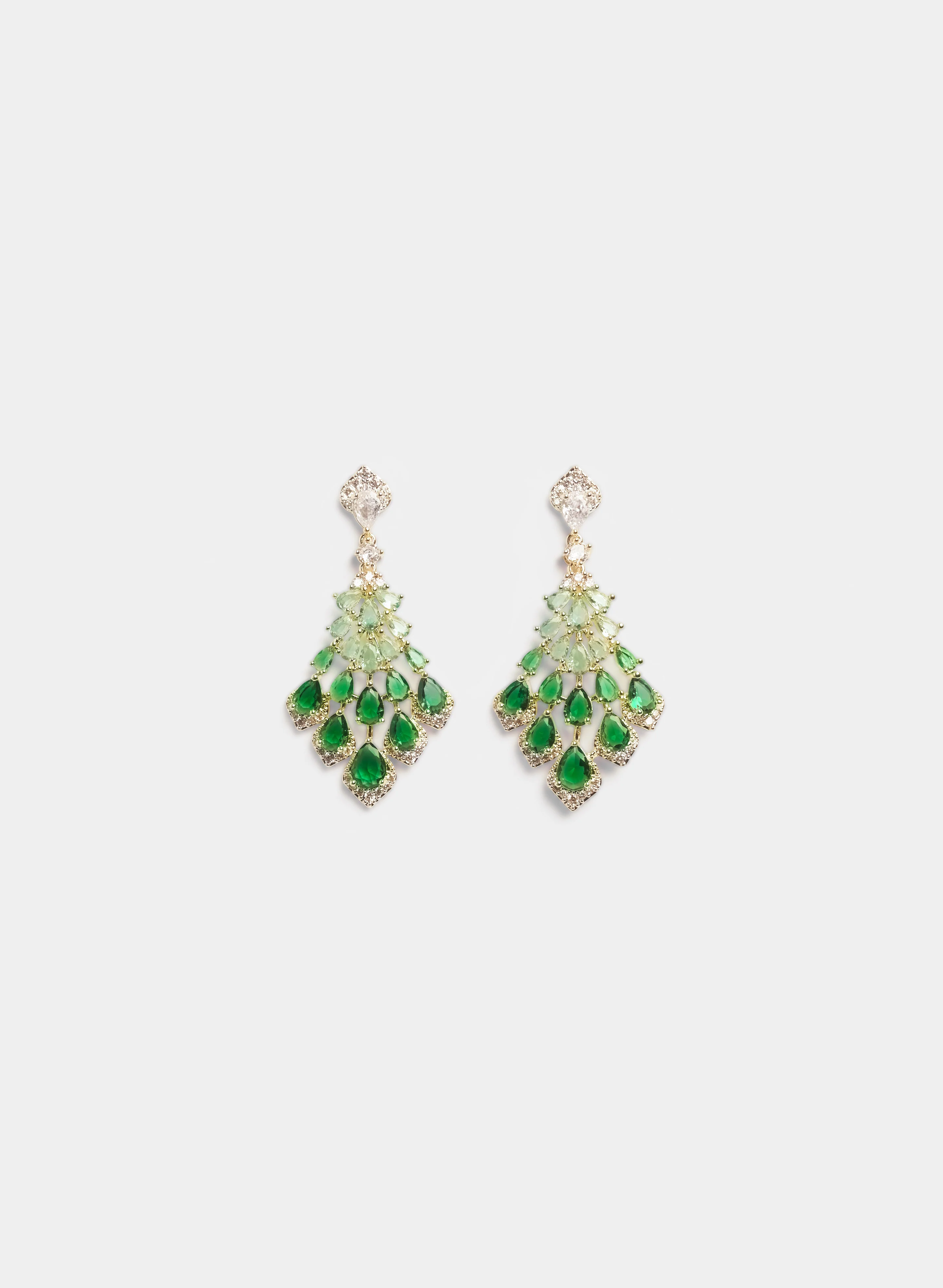 Gradient Chandelier Earrings