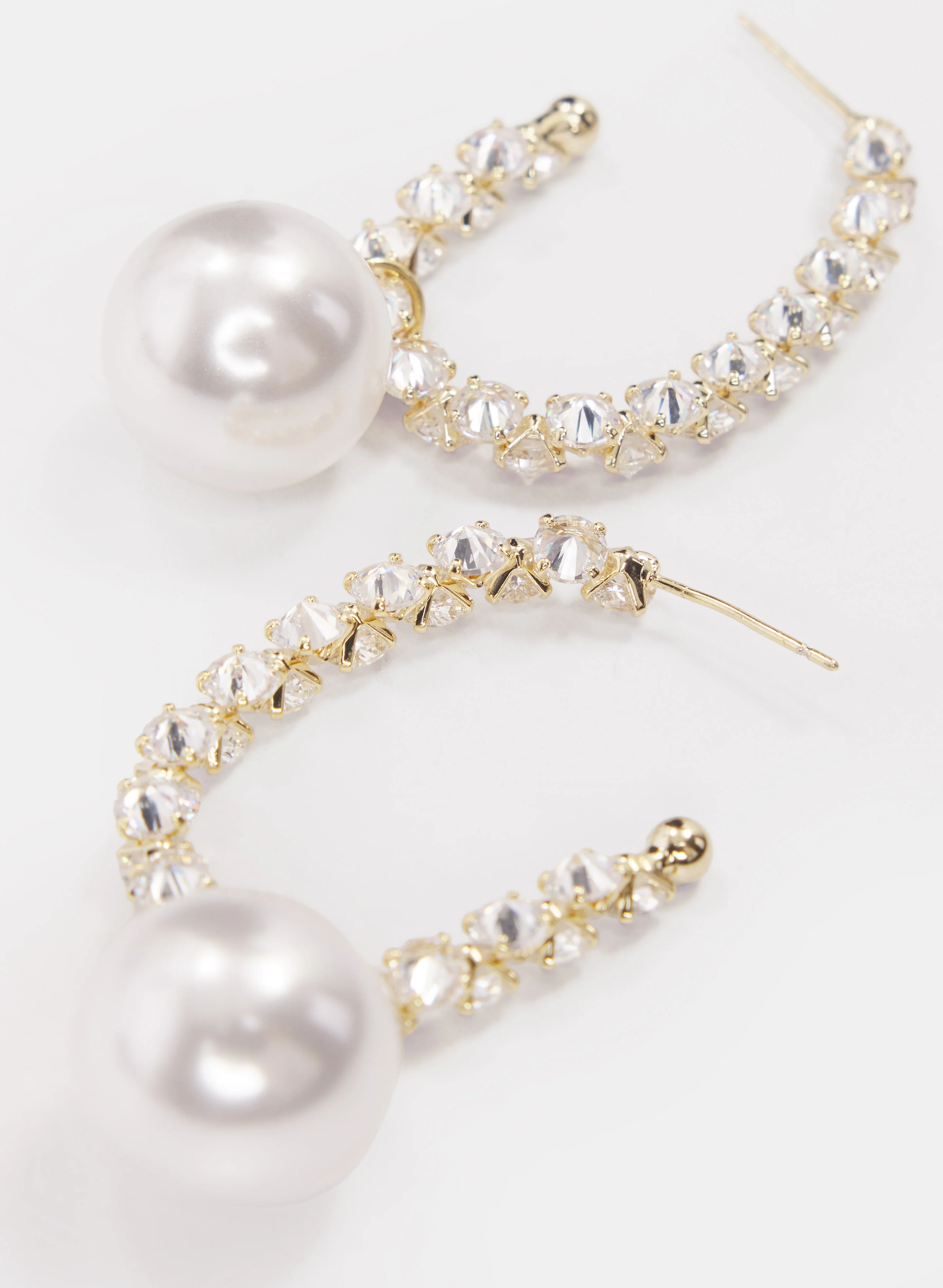 Half-Hoop Earrings - Image 2