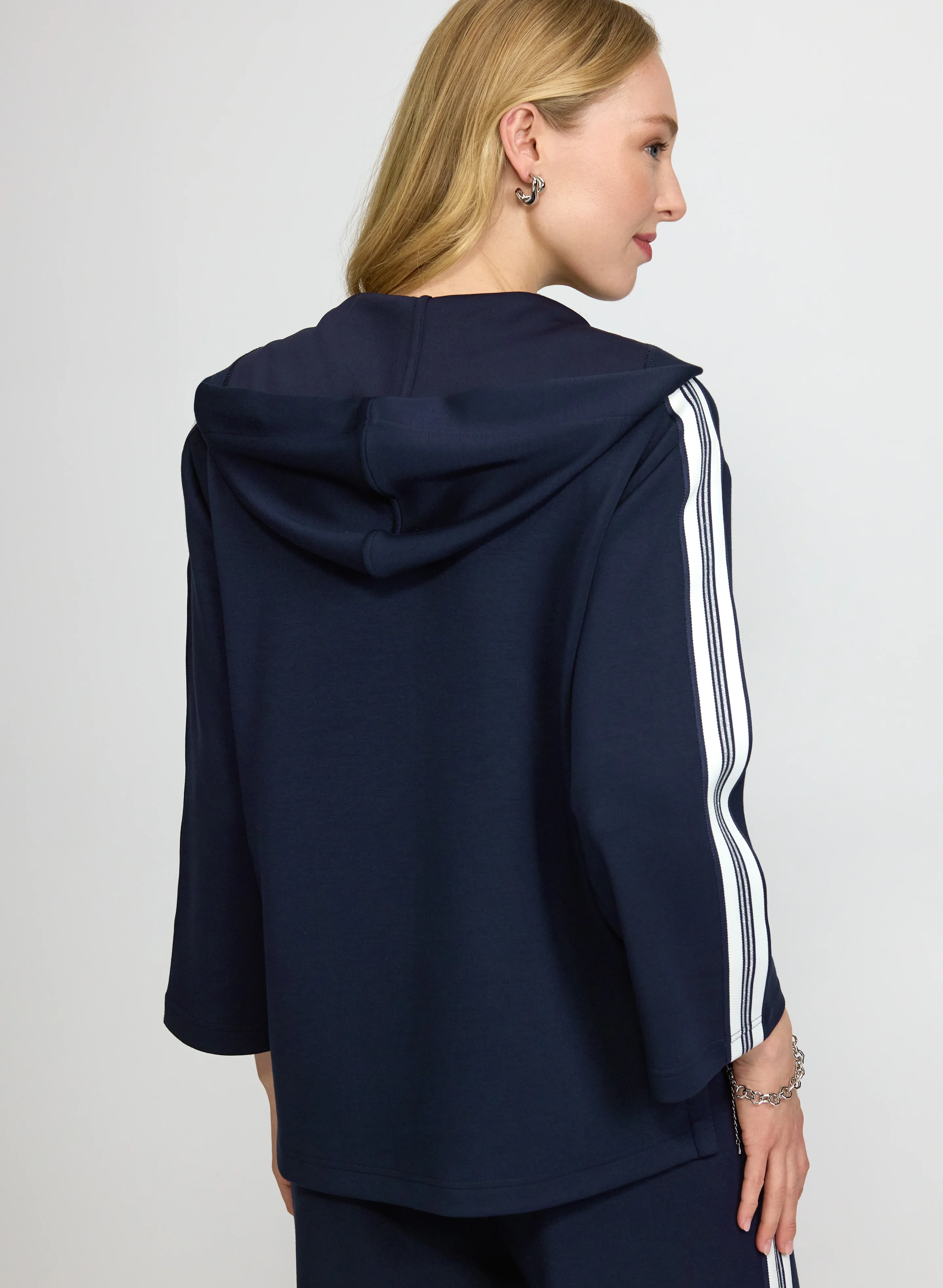 Hooded Zip Closure Top - Image 3