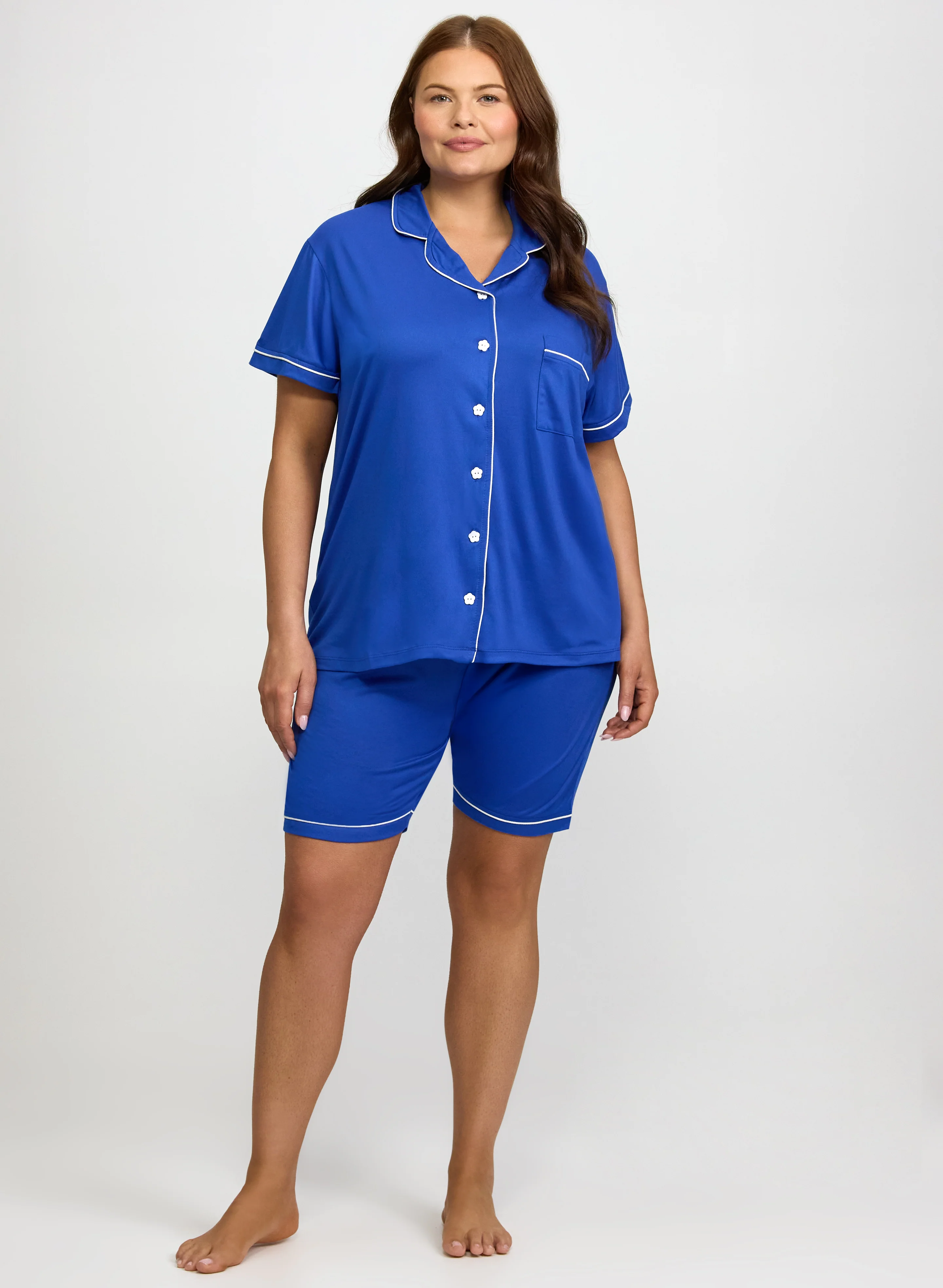 Jersey Top & Short Pyjama Set