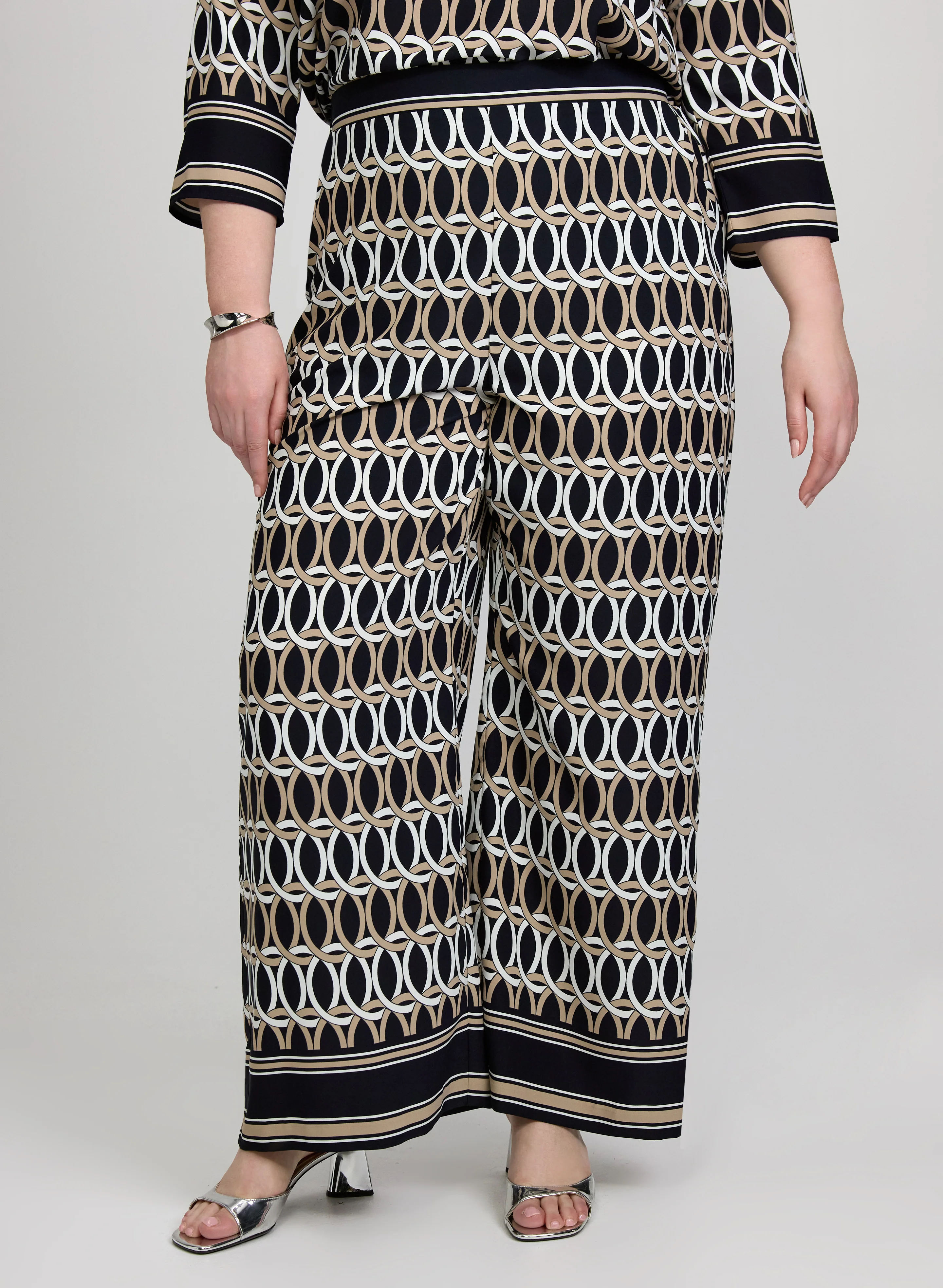 Joseph Ribkoff - Geometric Pull-On Pants