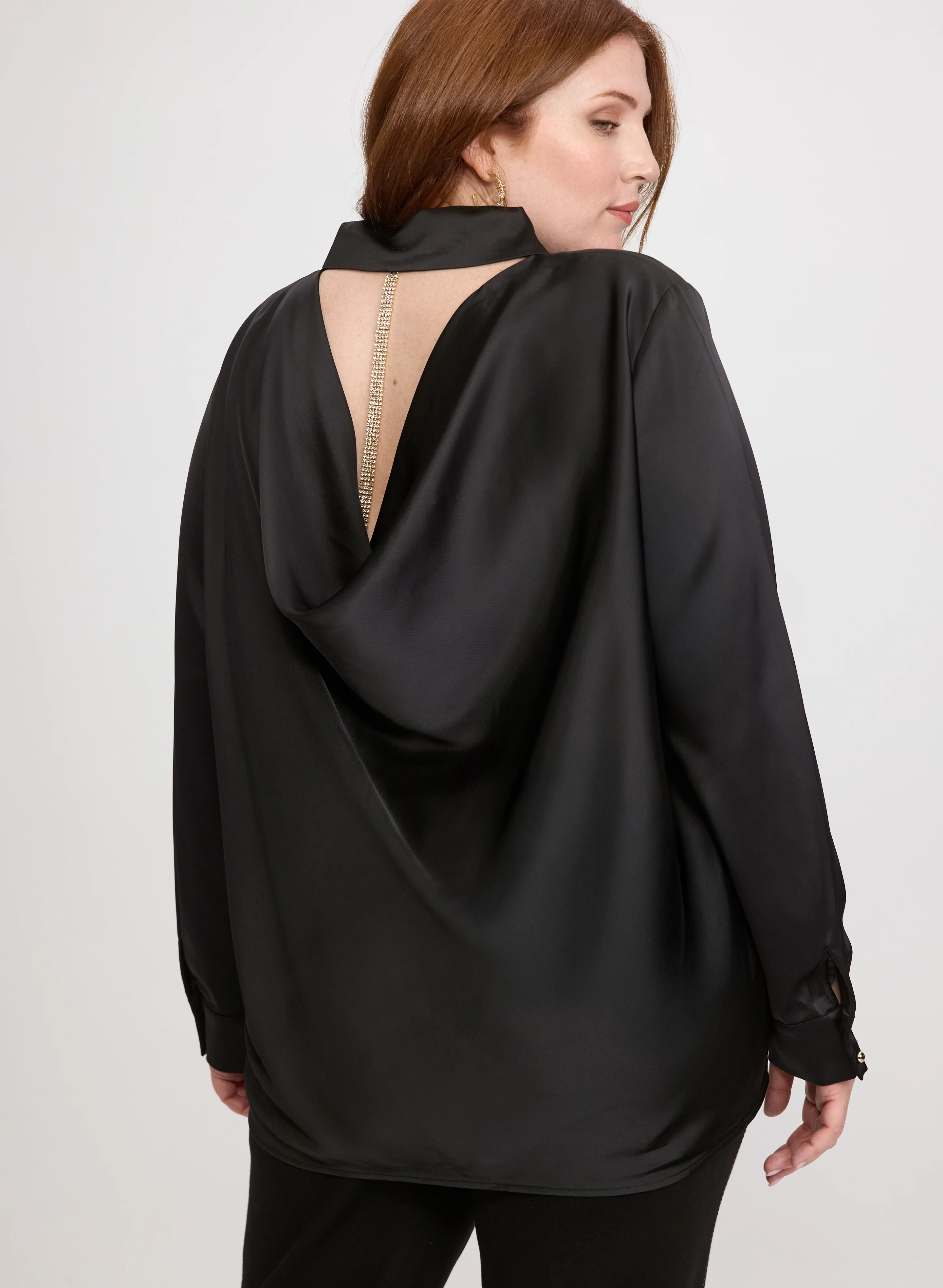 Joseph Ribkoff - Open Back Blouse - Image 4