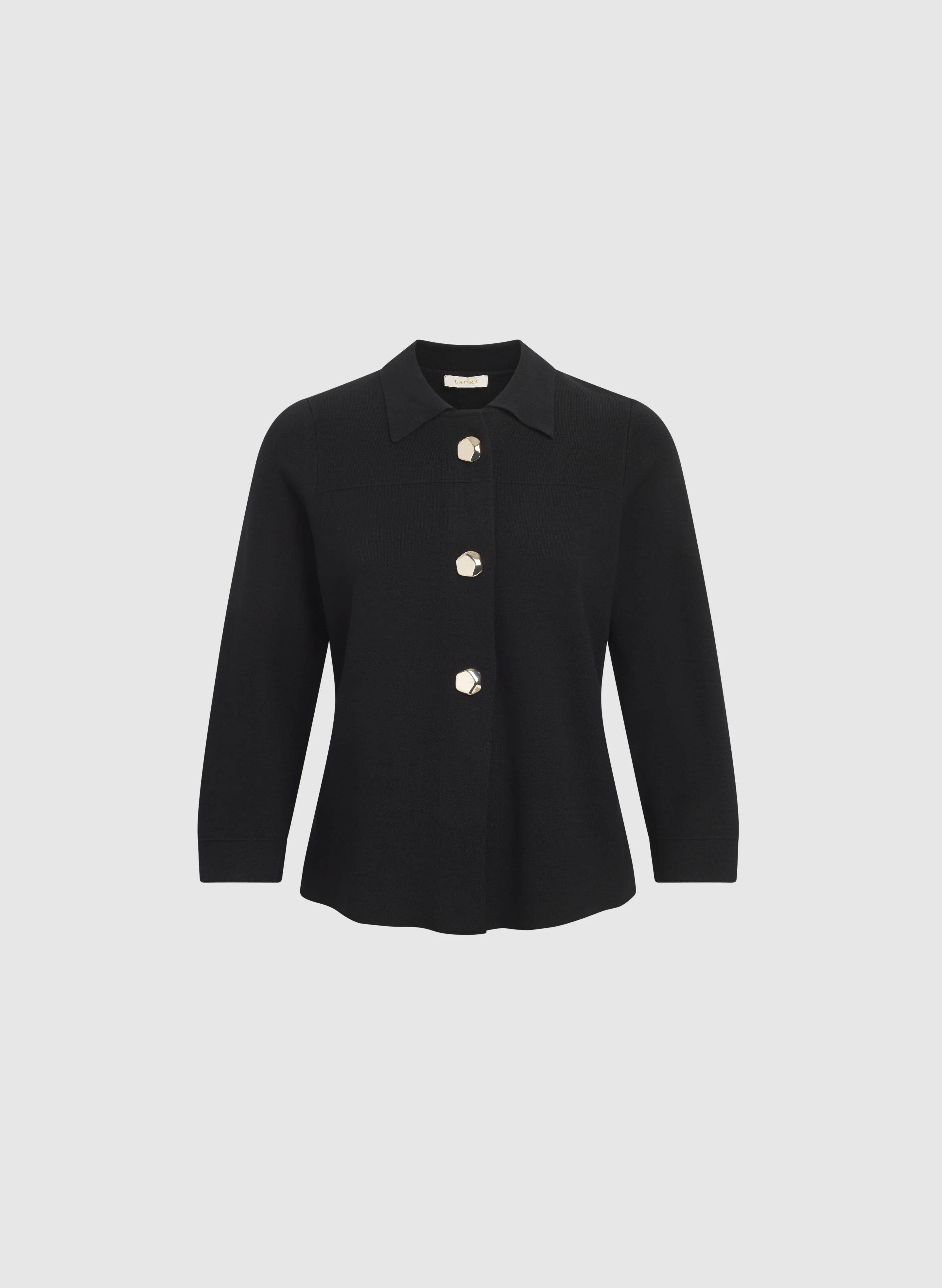 Knit Half-Button Sweater - Image 6