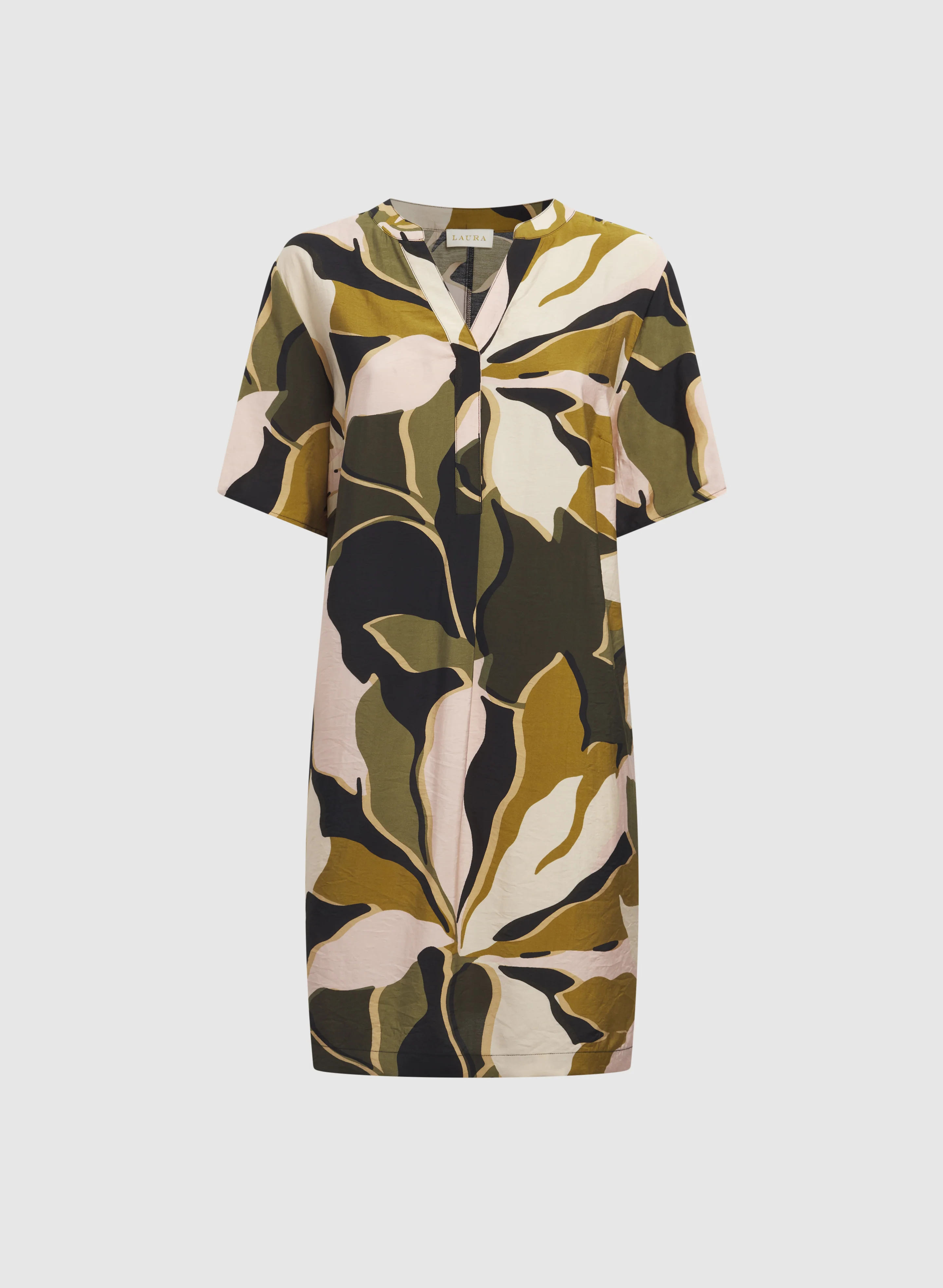 Leaf Print Dress - Image 7