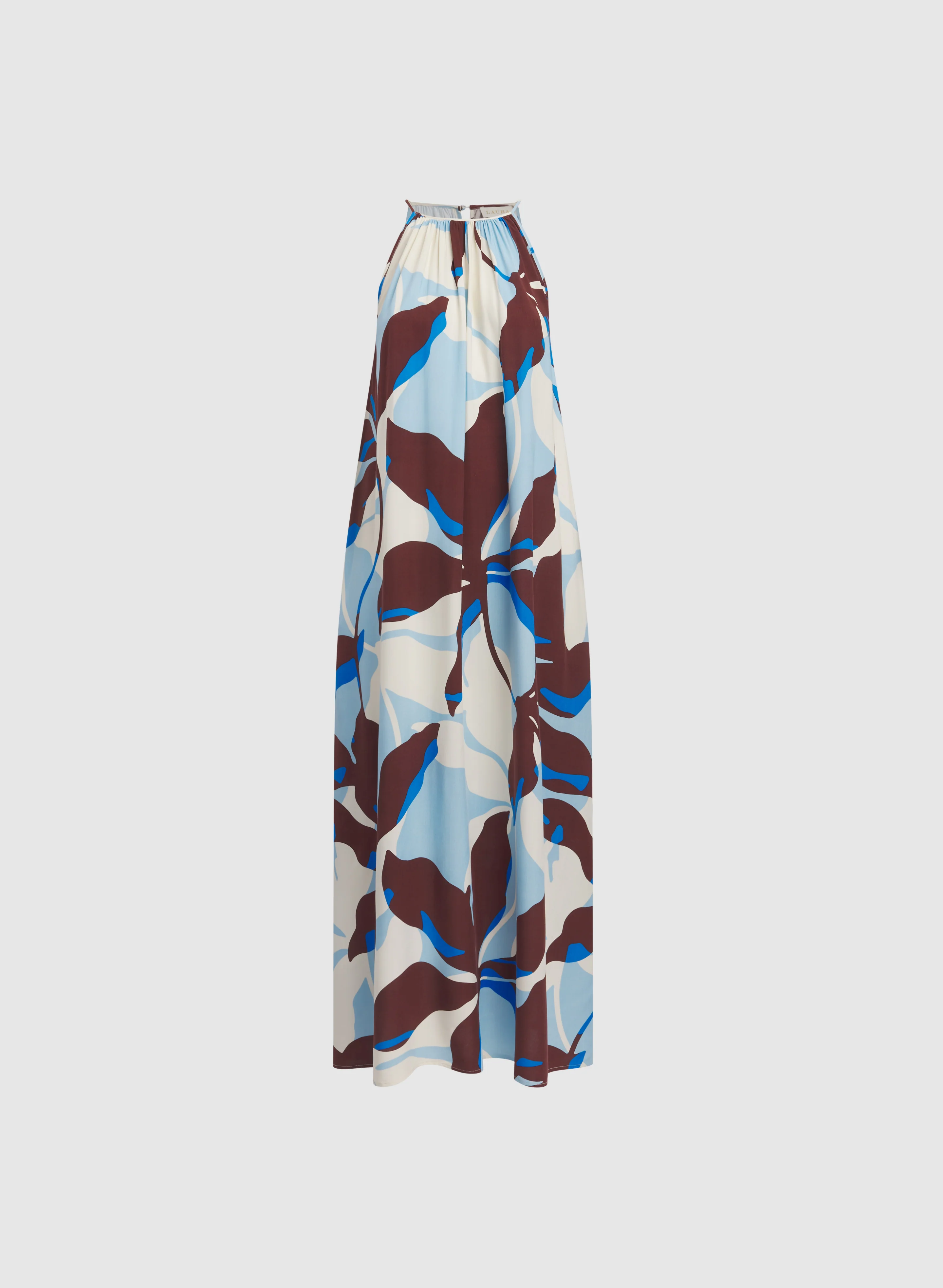 Leaf Print Maxi Dress - Image 7