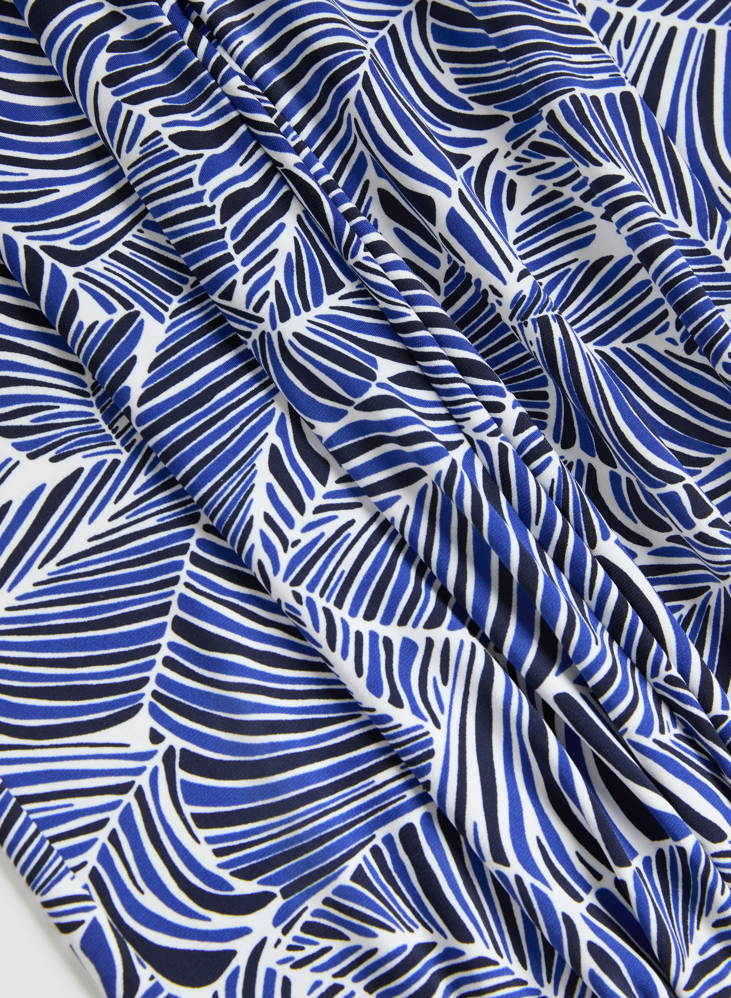 Leaf Print Pull-On Pants - Image 7