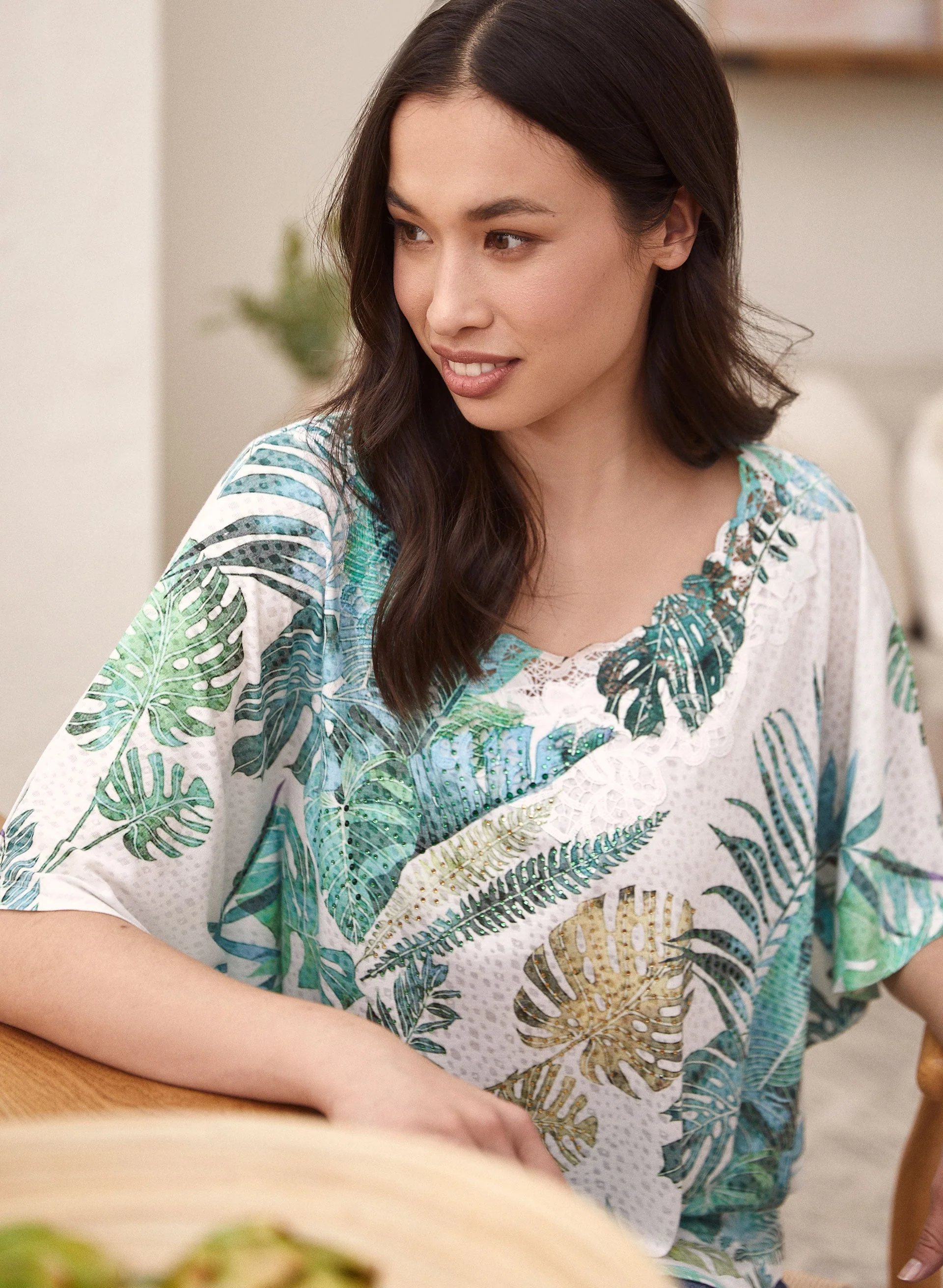 Leaf Print Tee - Image 2