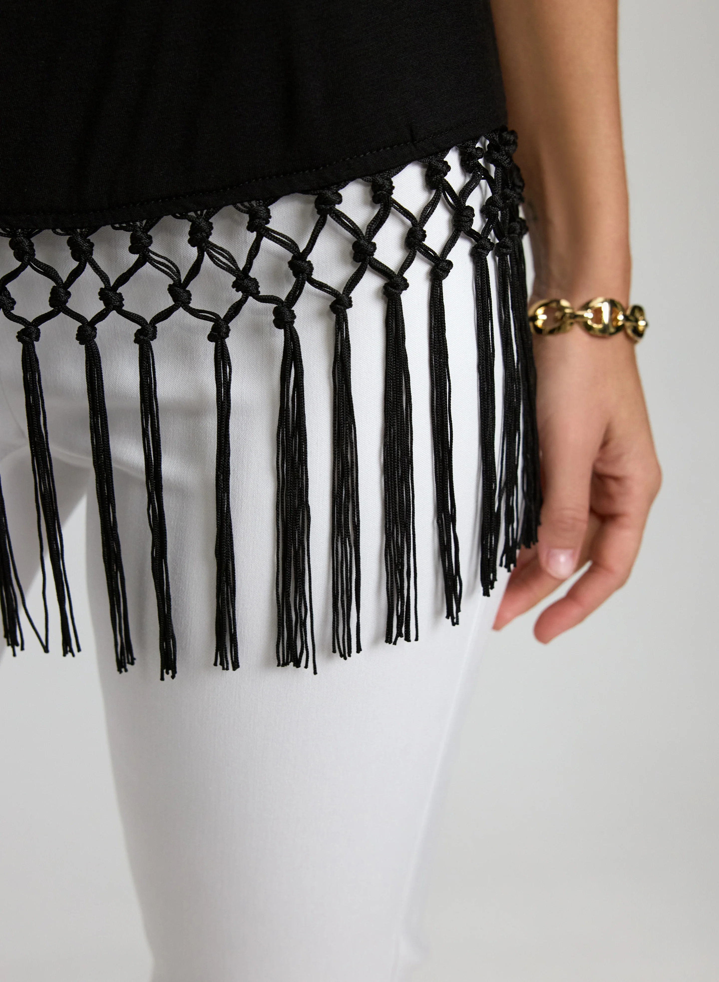 Macrame Hem Tank Top - Image 5