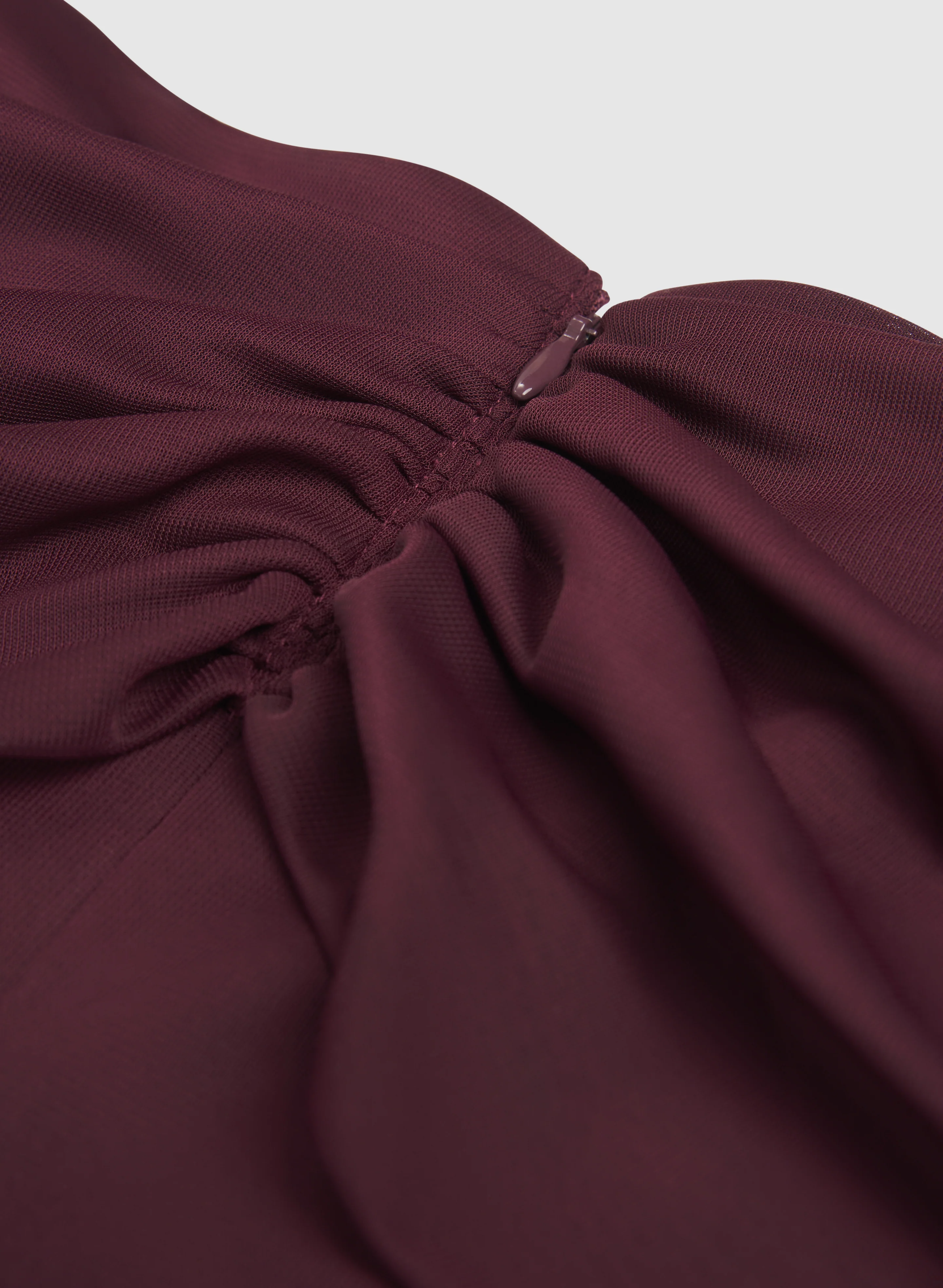 Mesh Cowl Neck Dress - Image 7
