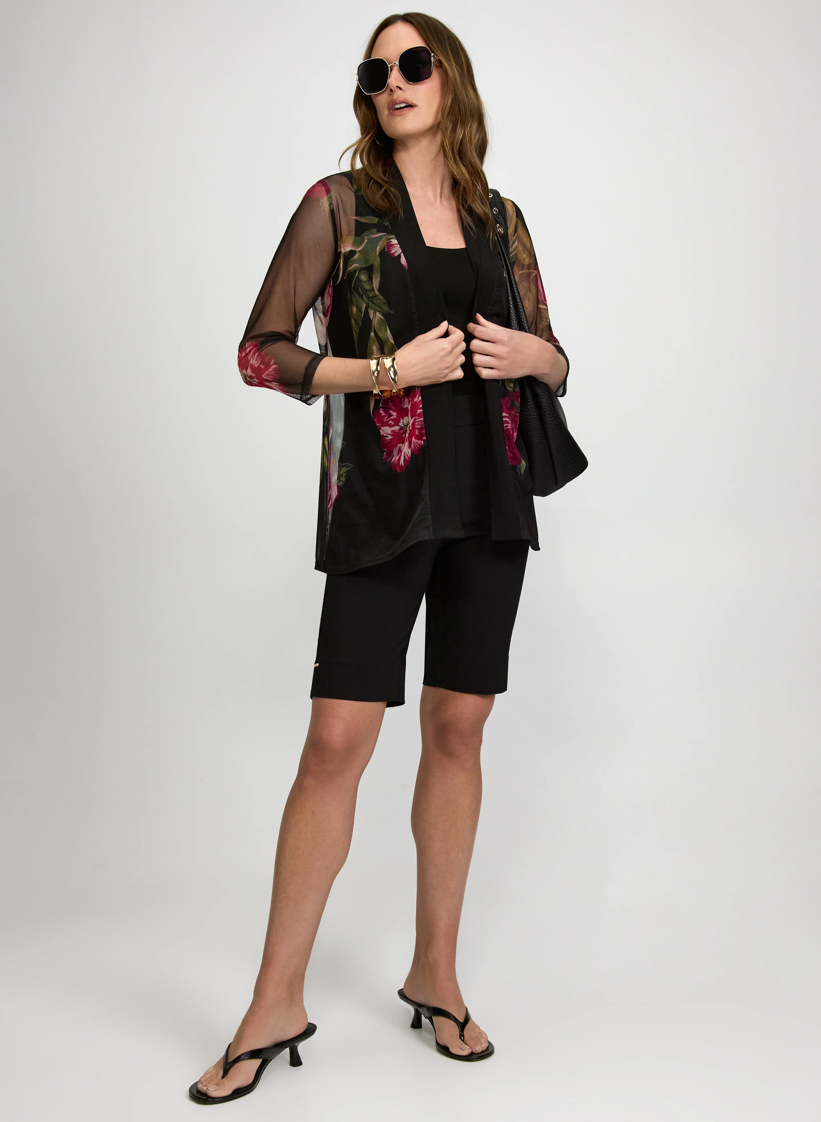 Mesh Floral Cardigan - Image 3