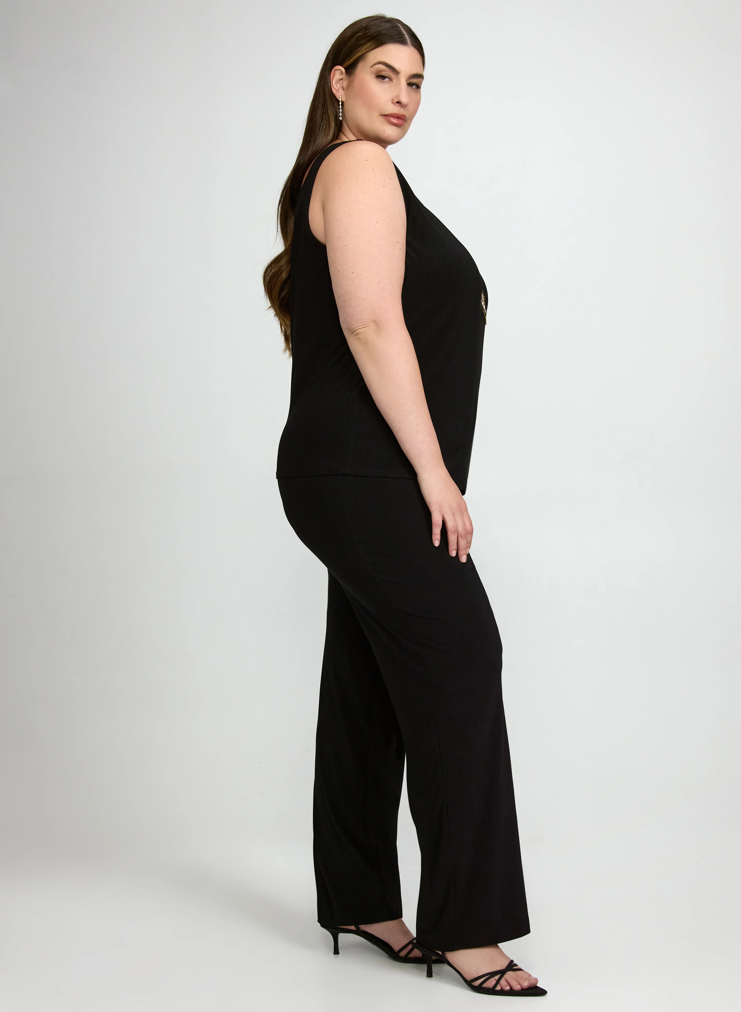 Mesh Jacket, Top & Pants Set - Image 2