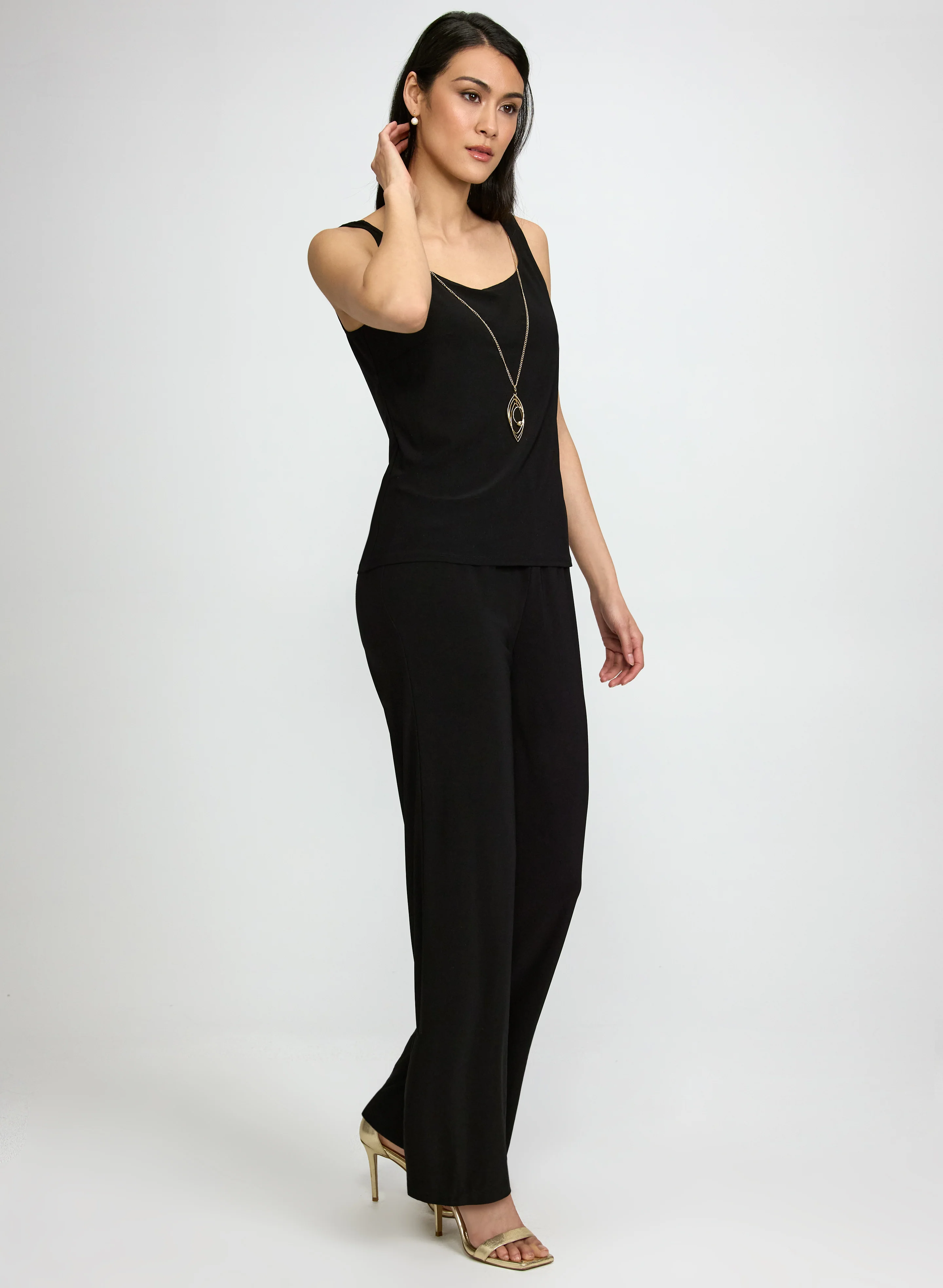 Mesh Jacket, Top & Pants Set - Image 2