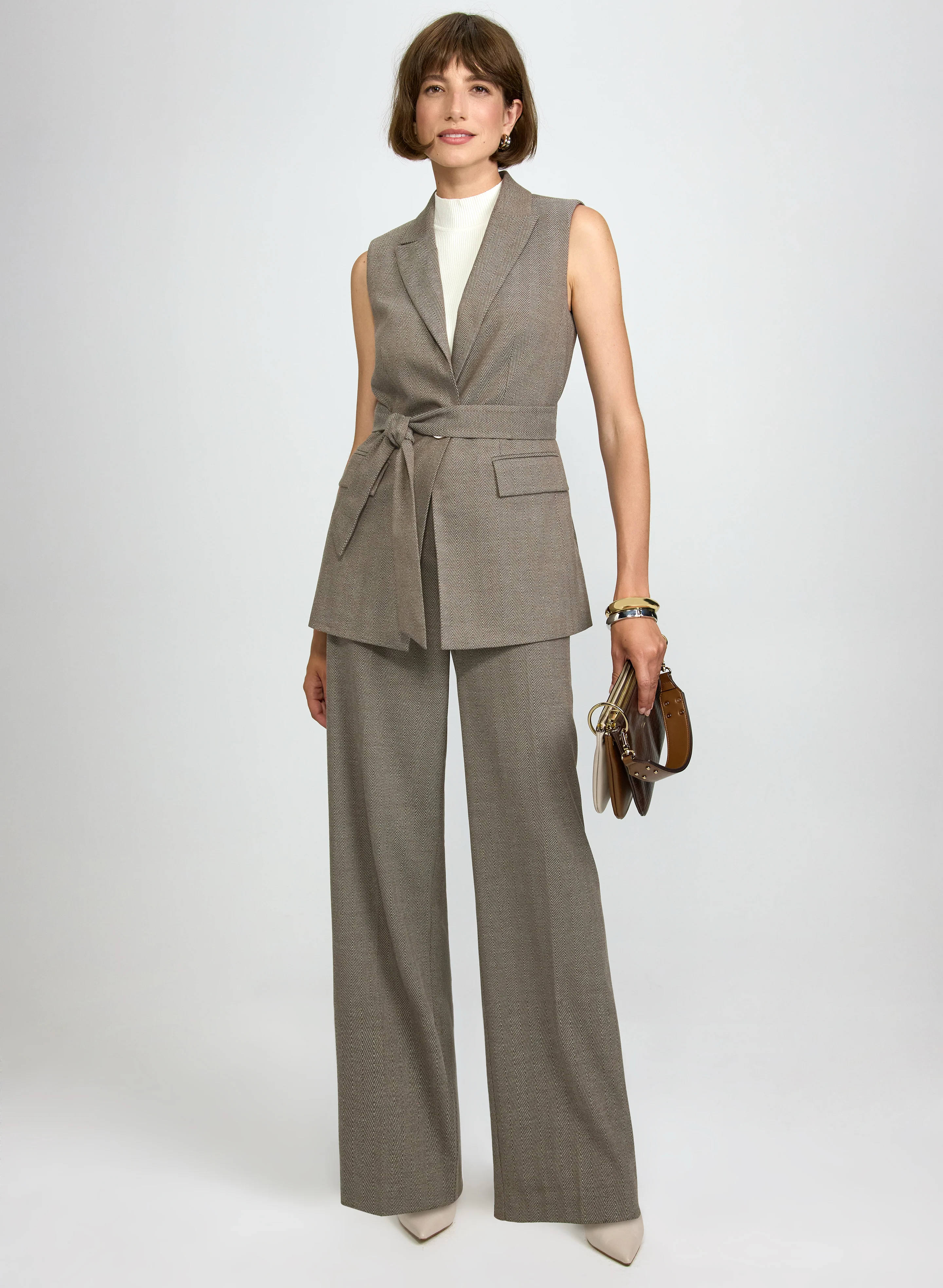 Mock Neck Sleeveless Knit - Image 3