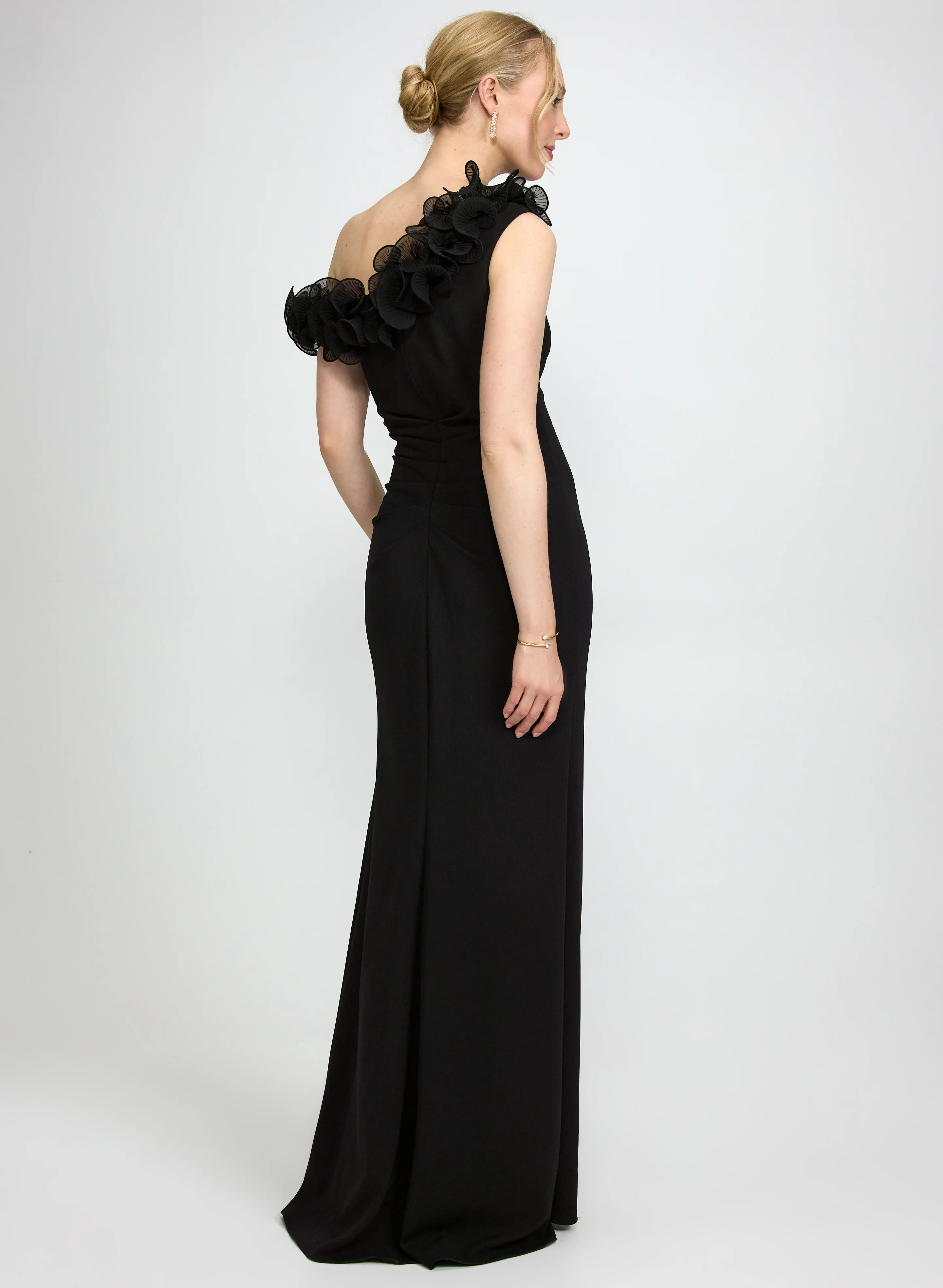 Off-Shoulder Slit Dress - Image 4
