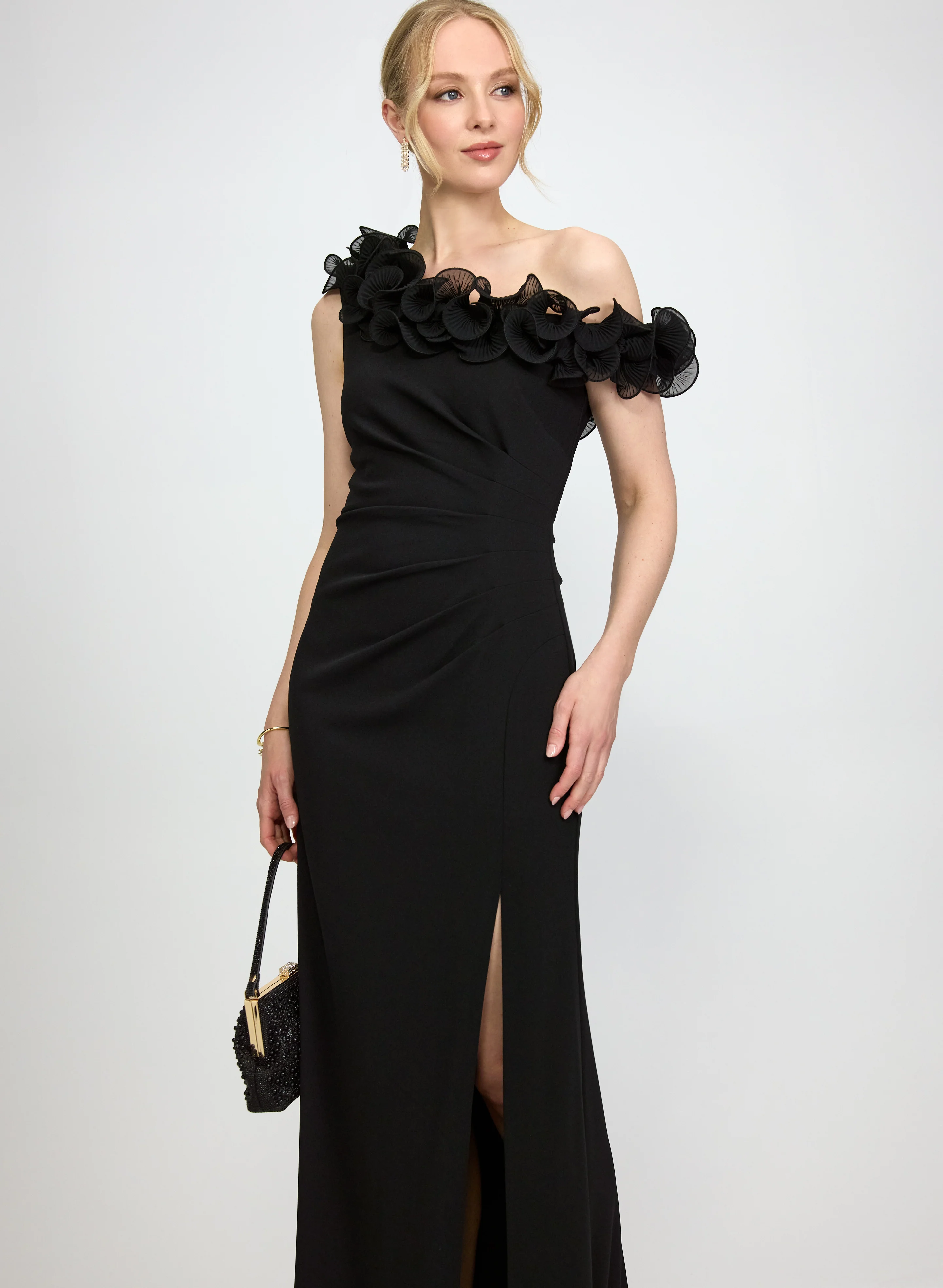 Off-Shoulder Slit Dress - Image 5