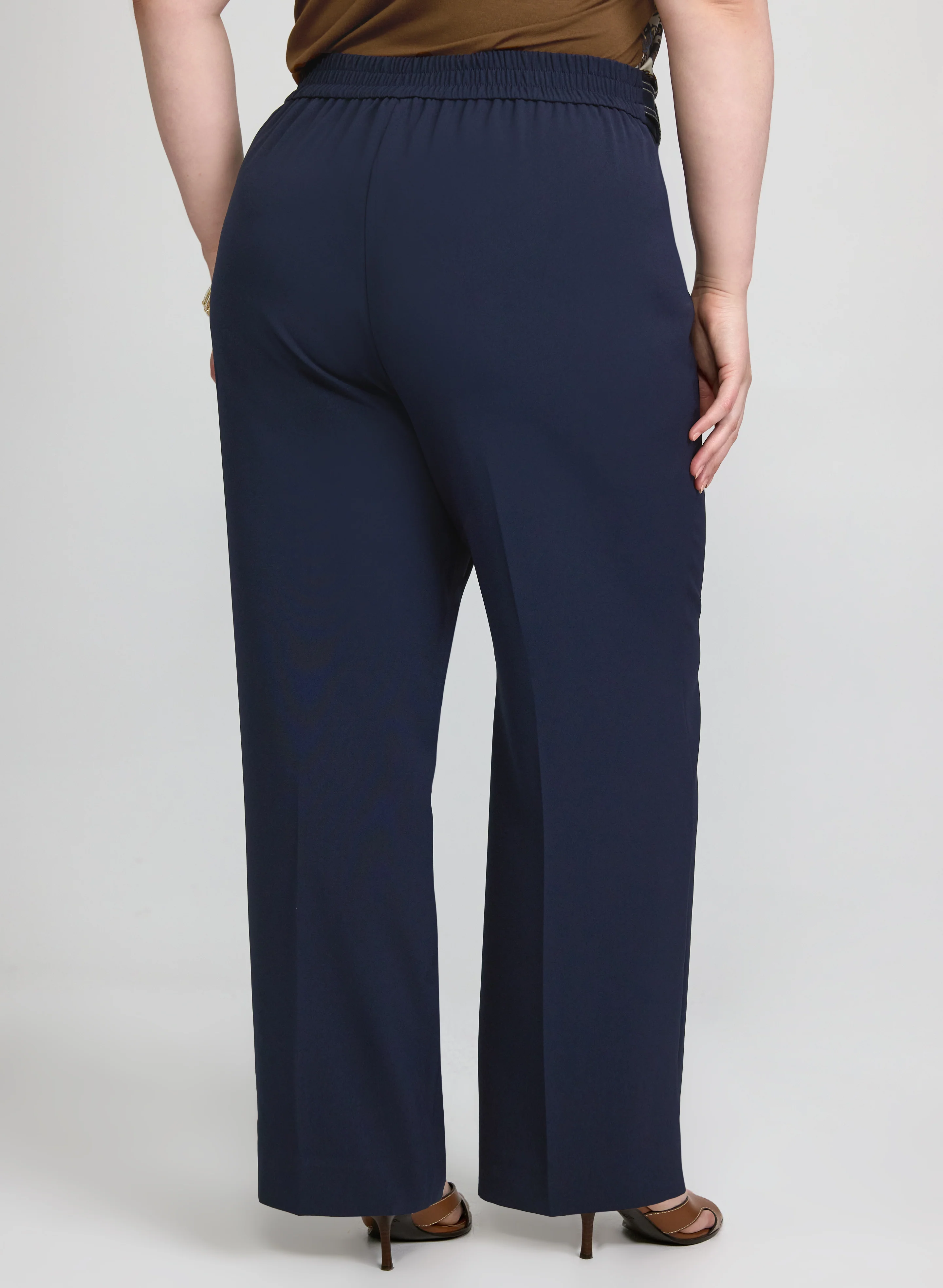 Olivia Buttoned-Tab Waist Pants - Image 4