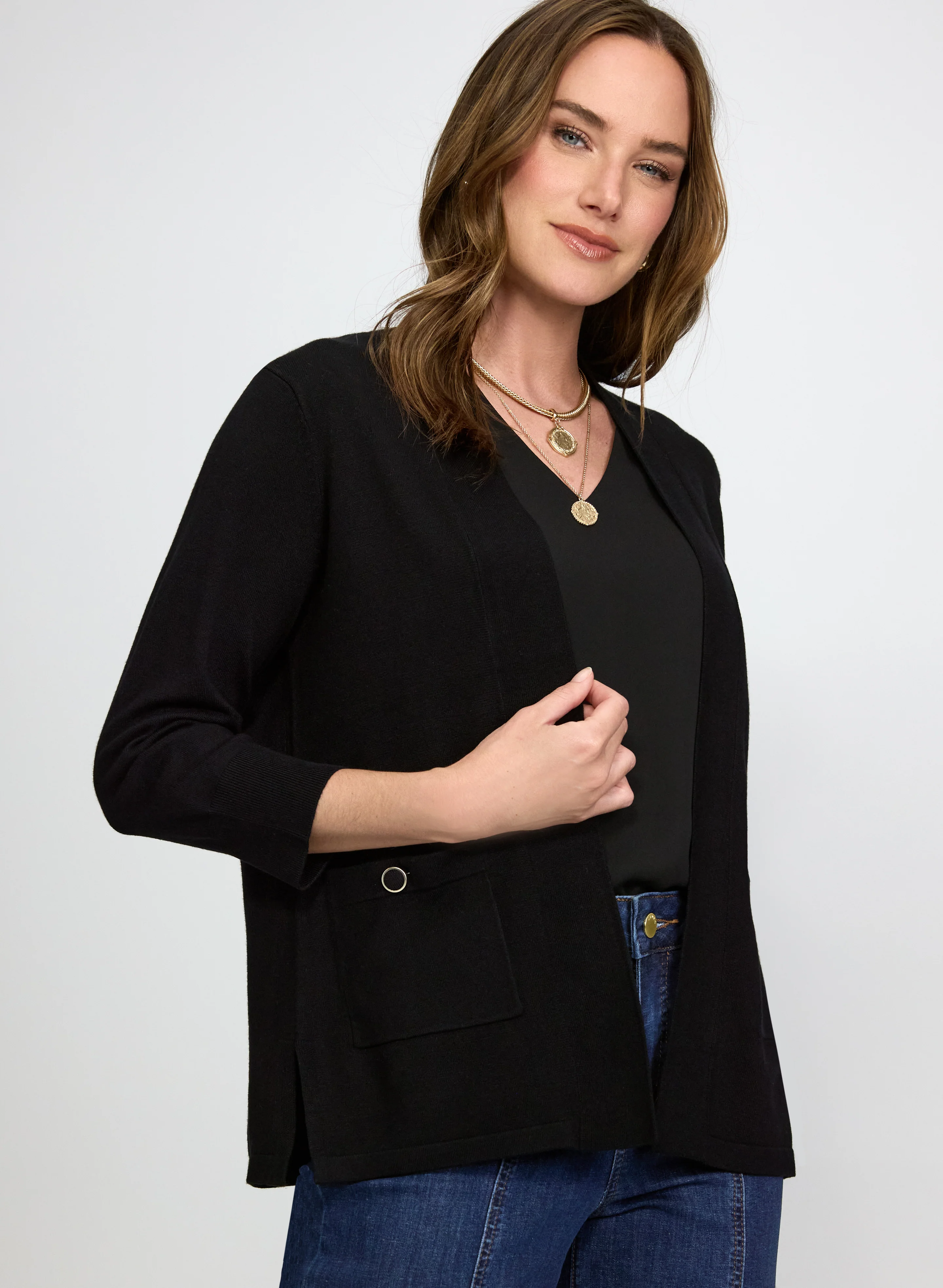 Open Front Cardigan
