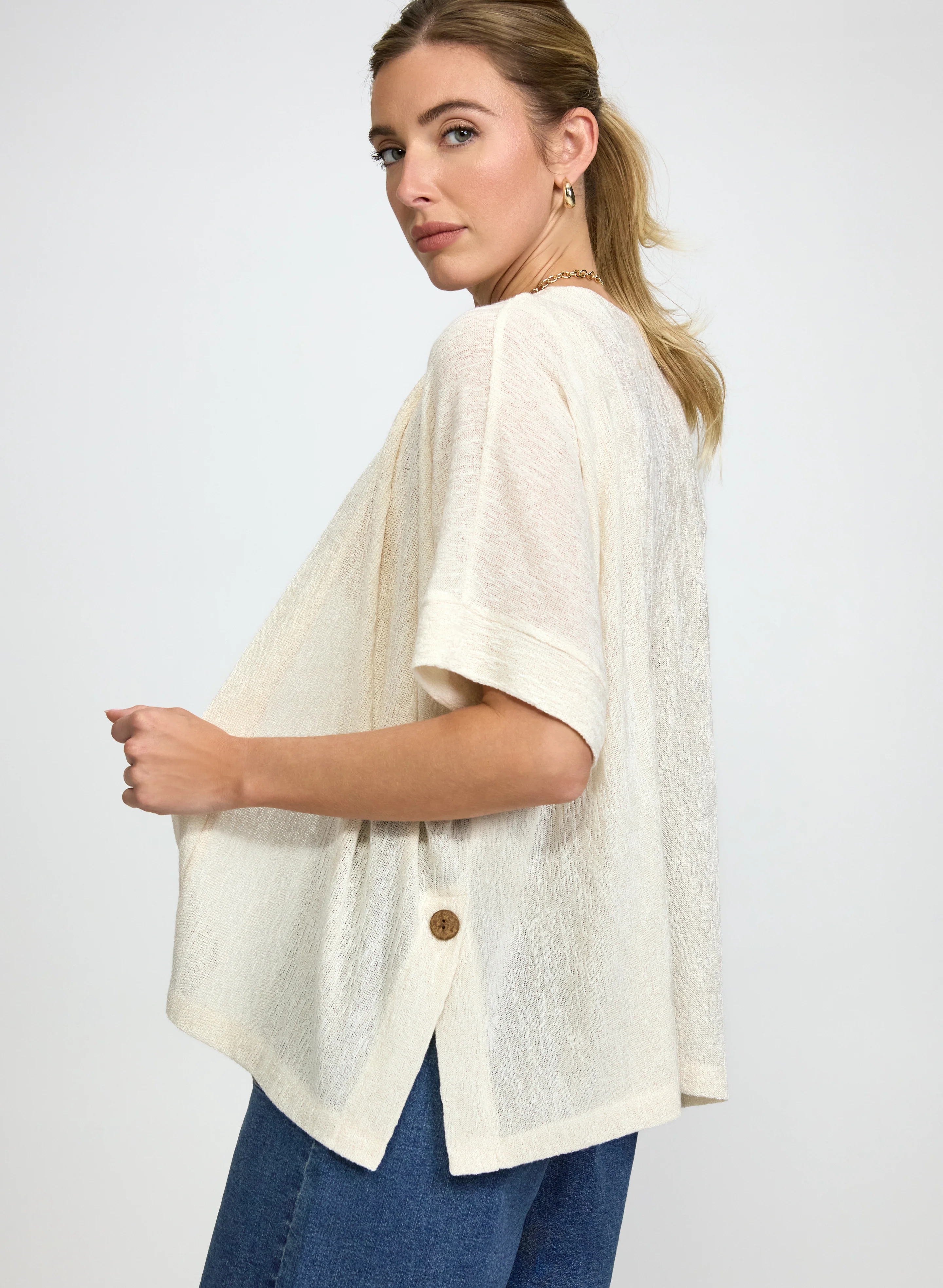 Open-Front Cardigan - Image 5