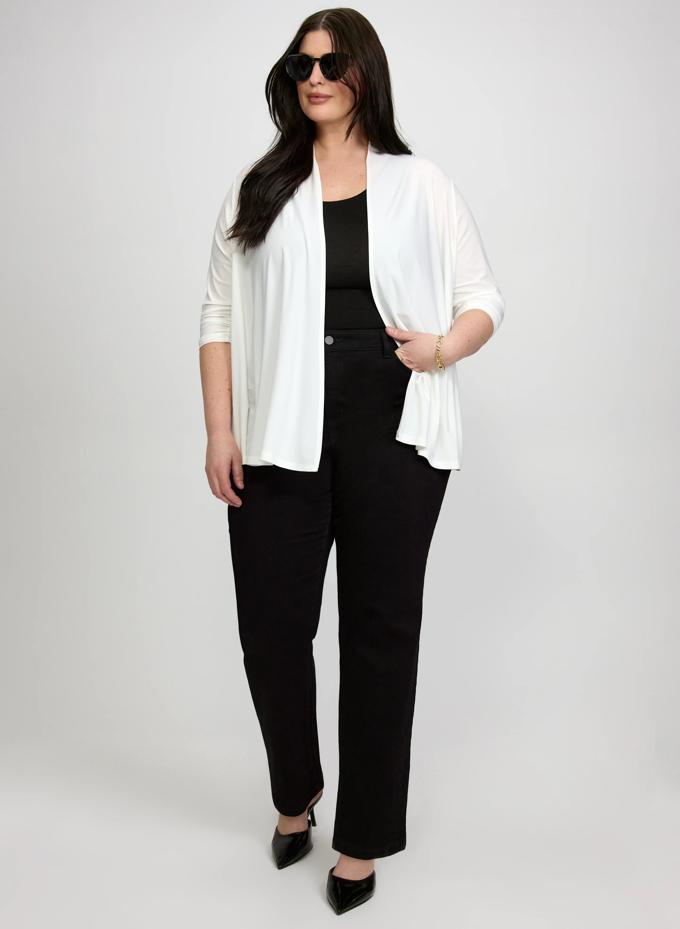 Open-Front Cardigan - Image 3
