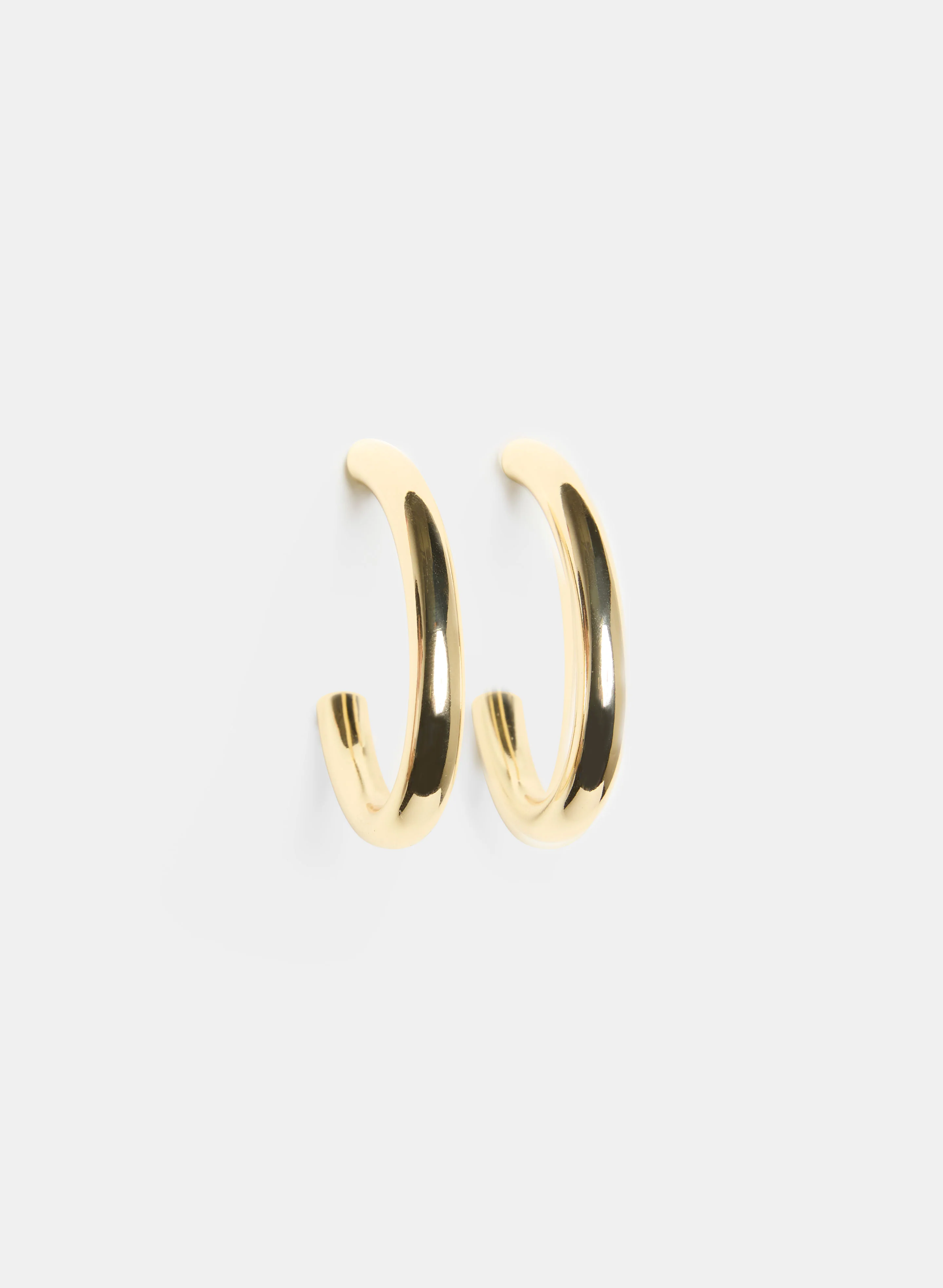 Oval Hoop Earrings - Image 3