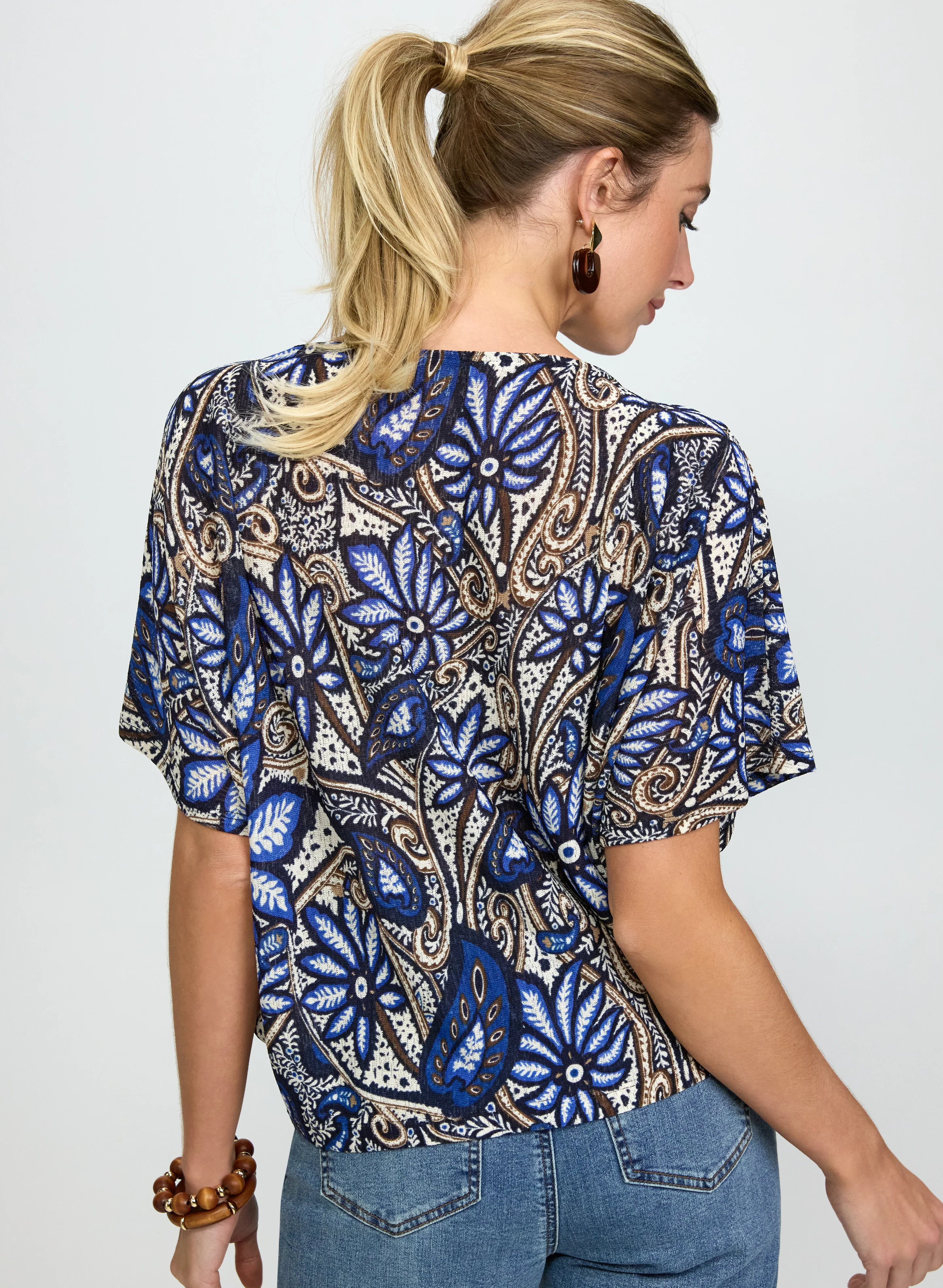 Paisley Batwing Top - Image 4
