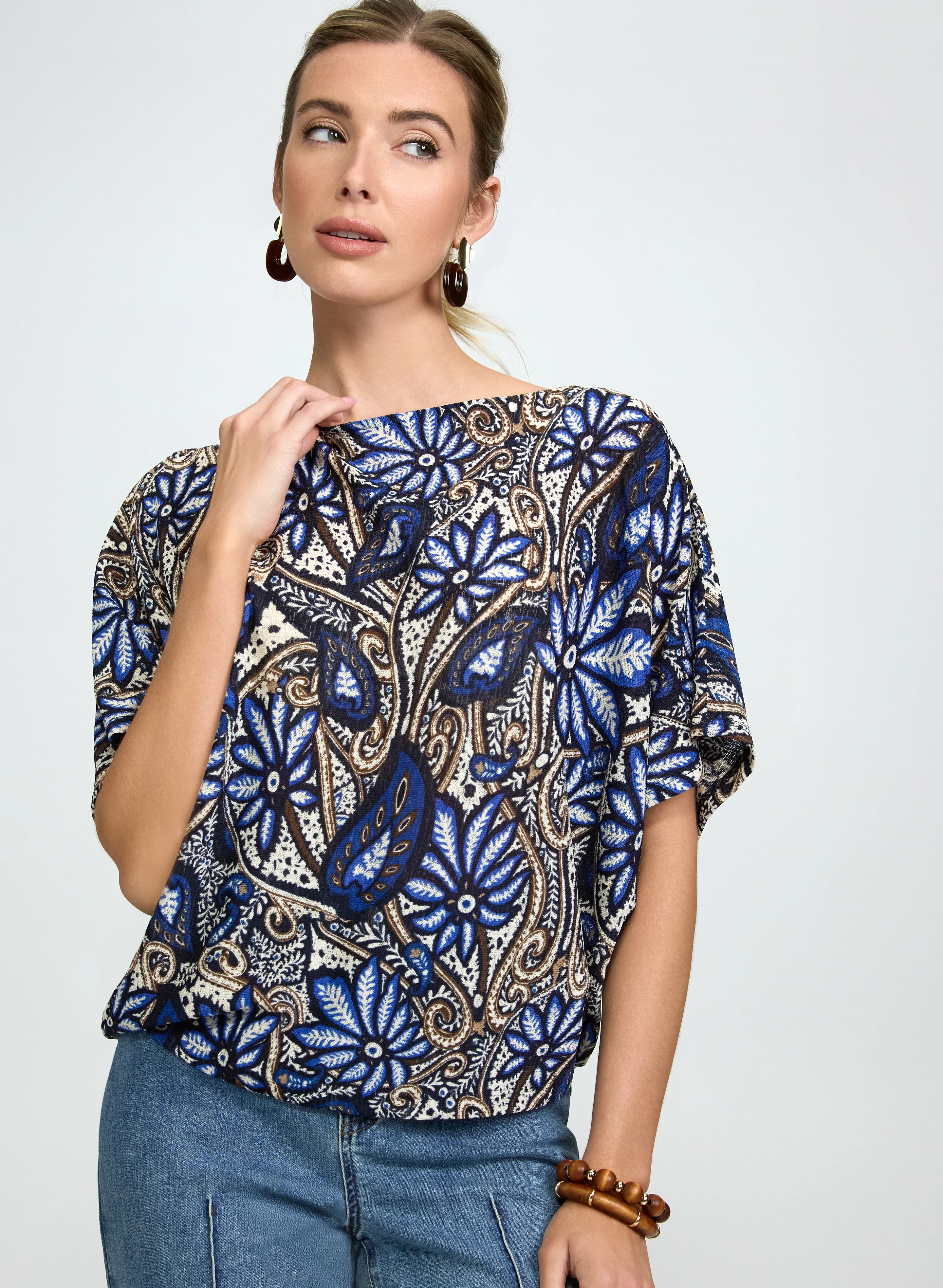 Paisley Batwing Top - Image 5
