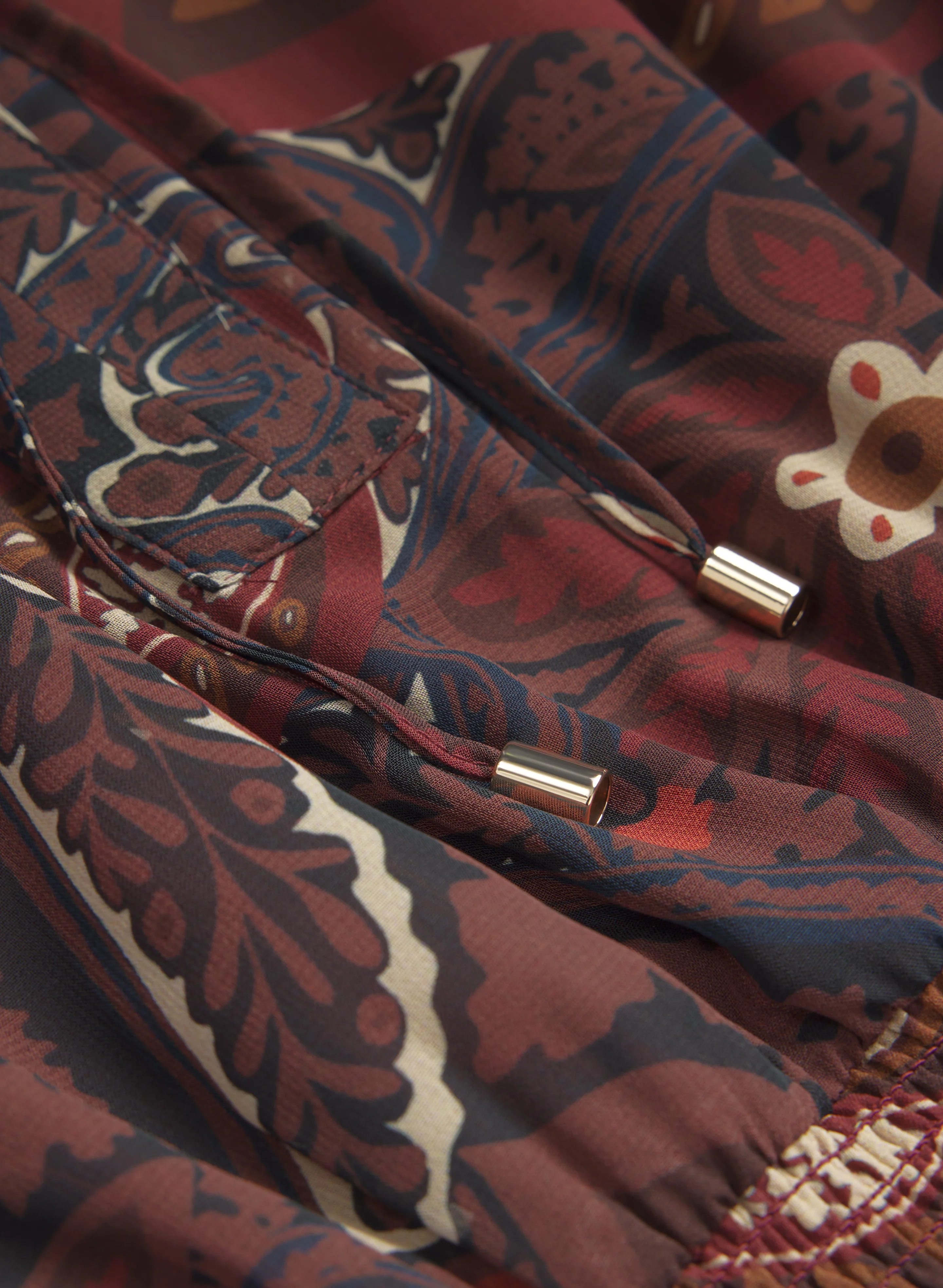 Paisley Chiffon Dress - Image 7