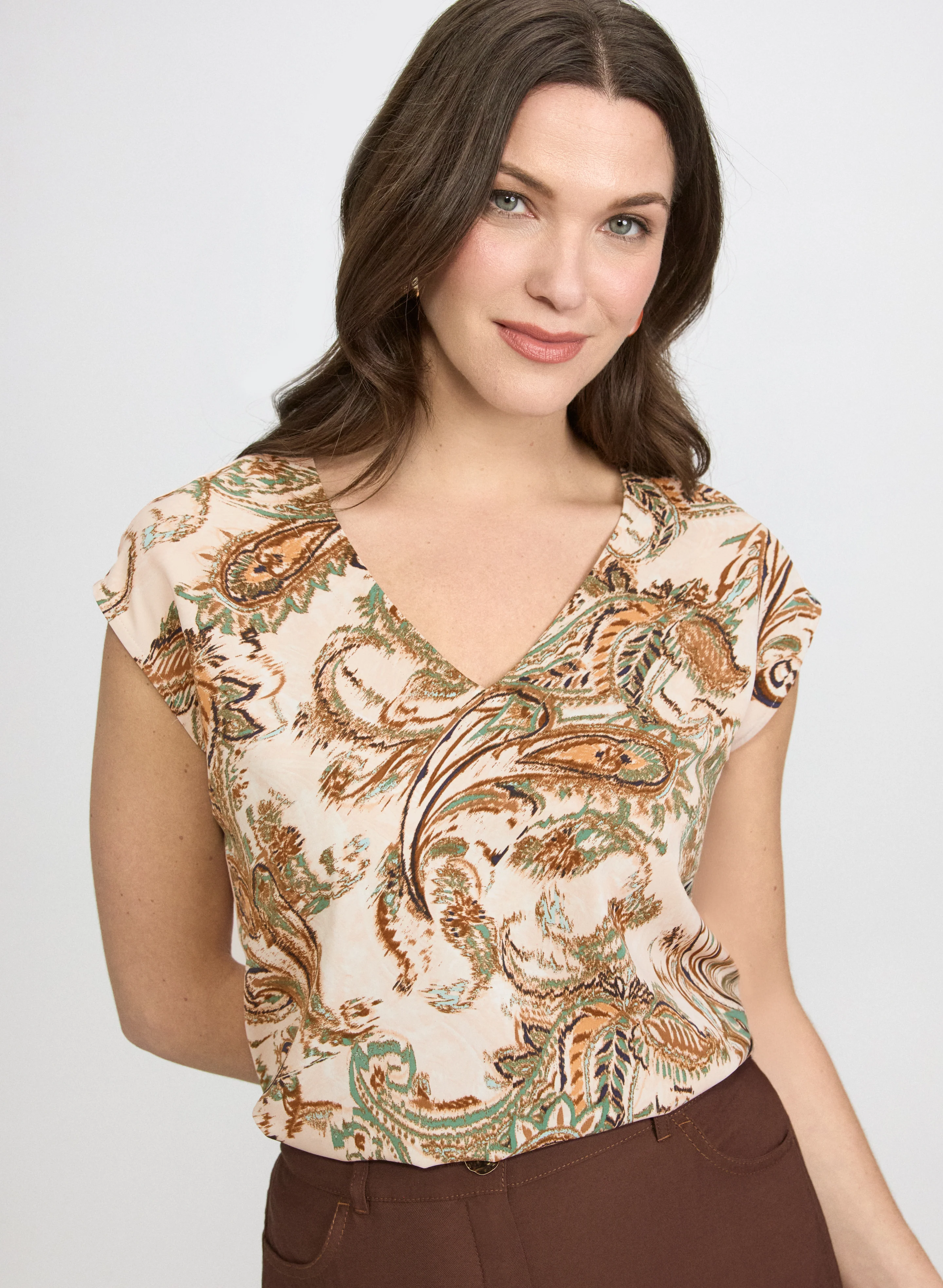 Paisley Front Top