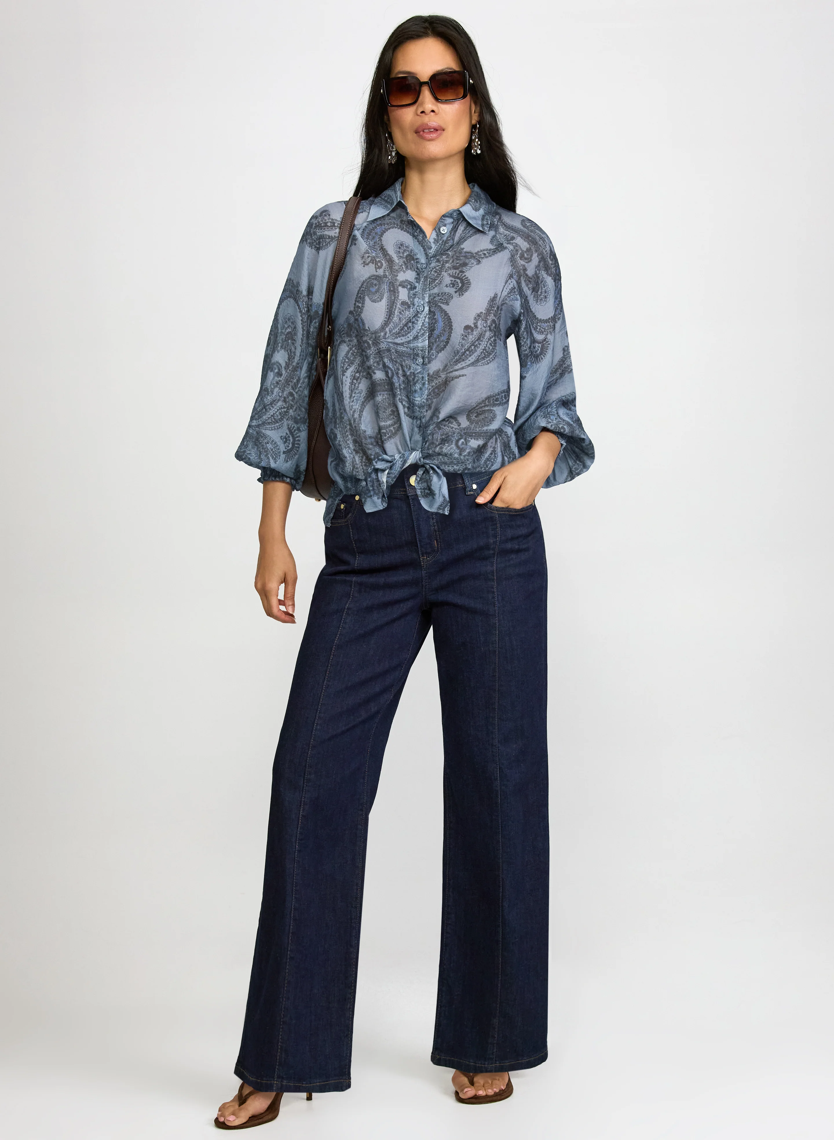 Paisley Long Sleeve Blouse - Image 4