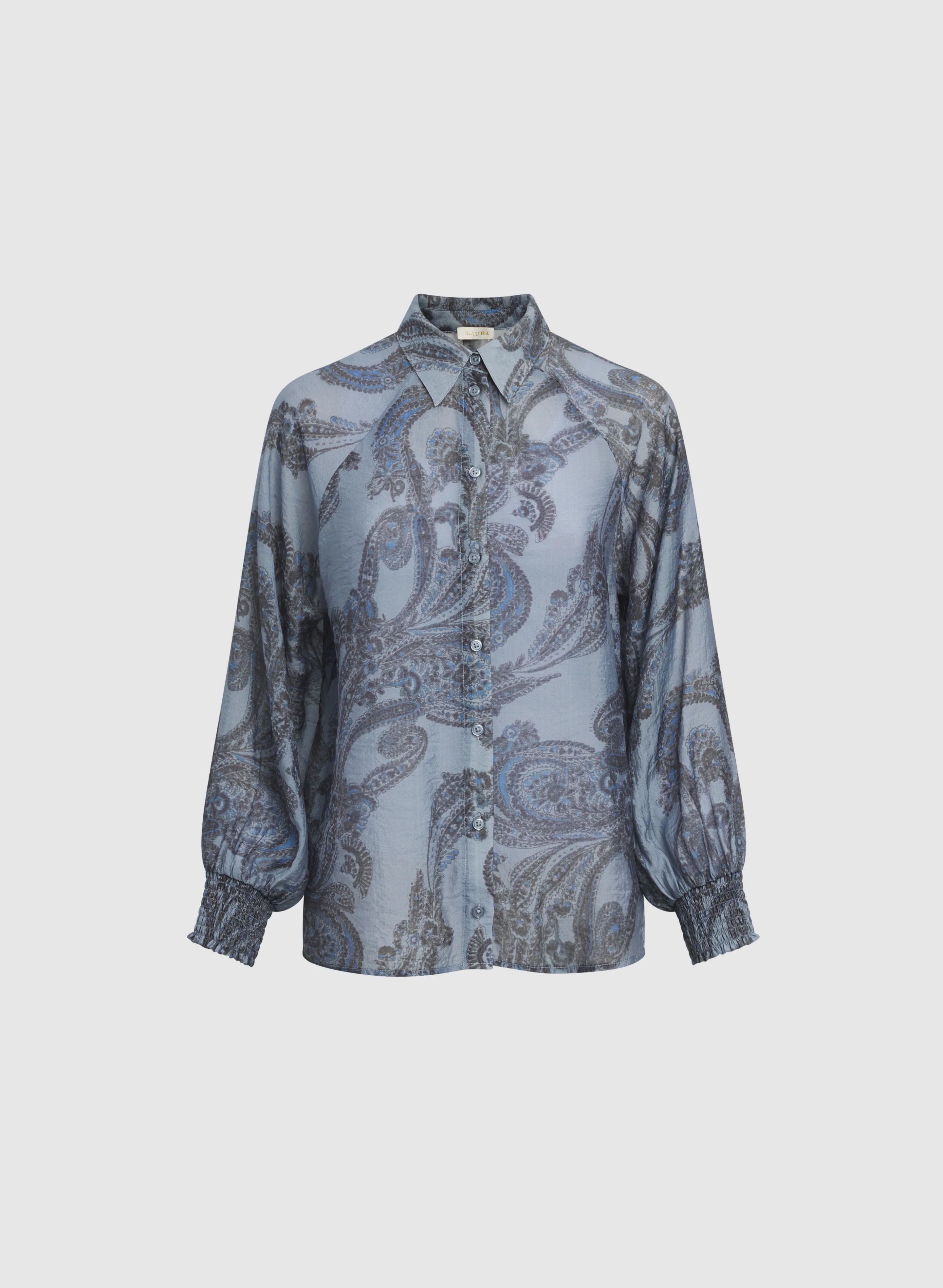 Paisley Long Sleeve Blouse - Image 6