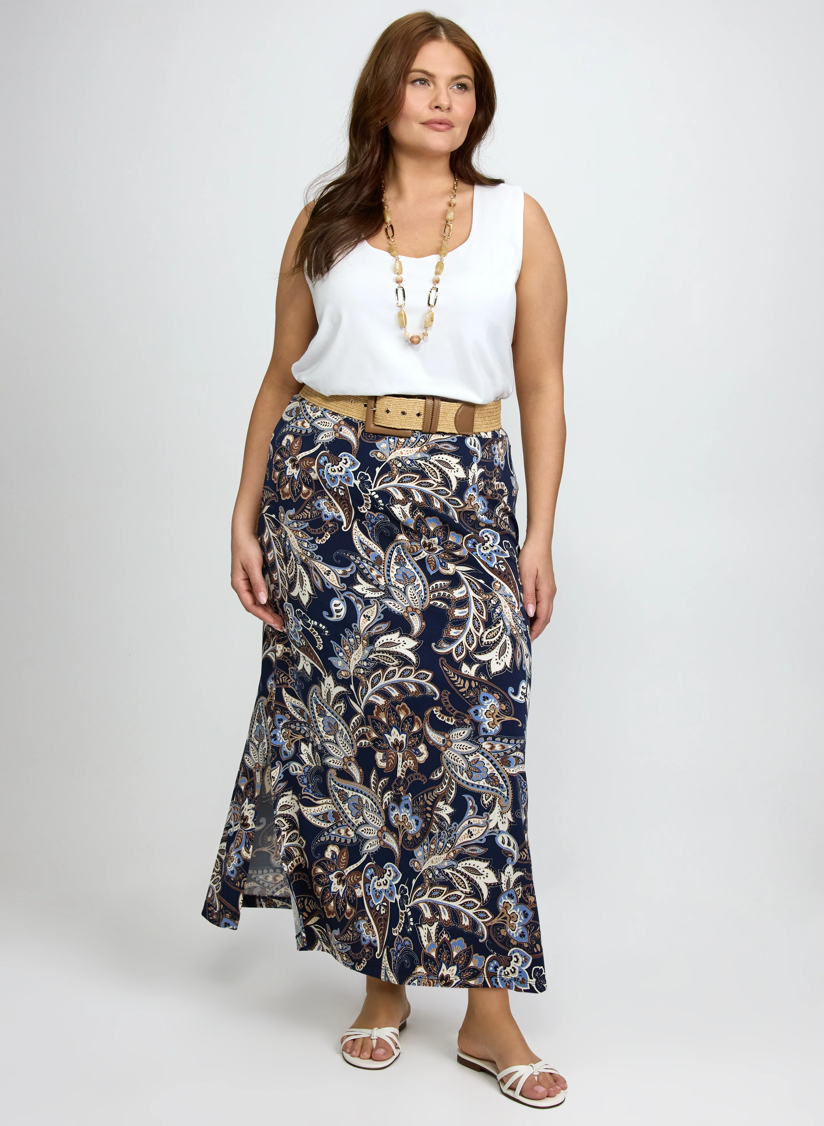 Paisley Maxi Skirt - Image 3