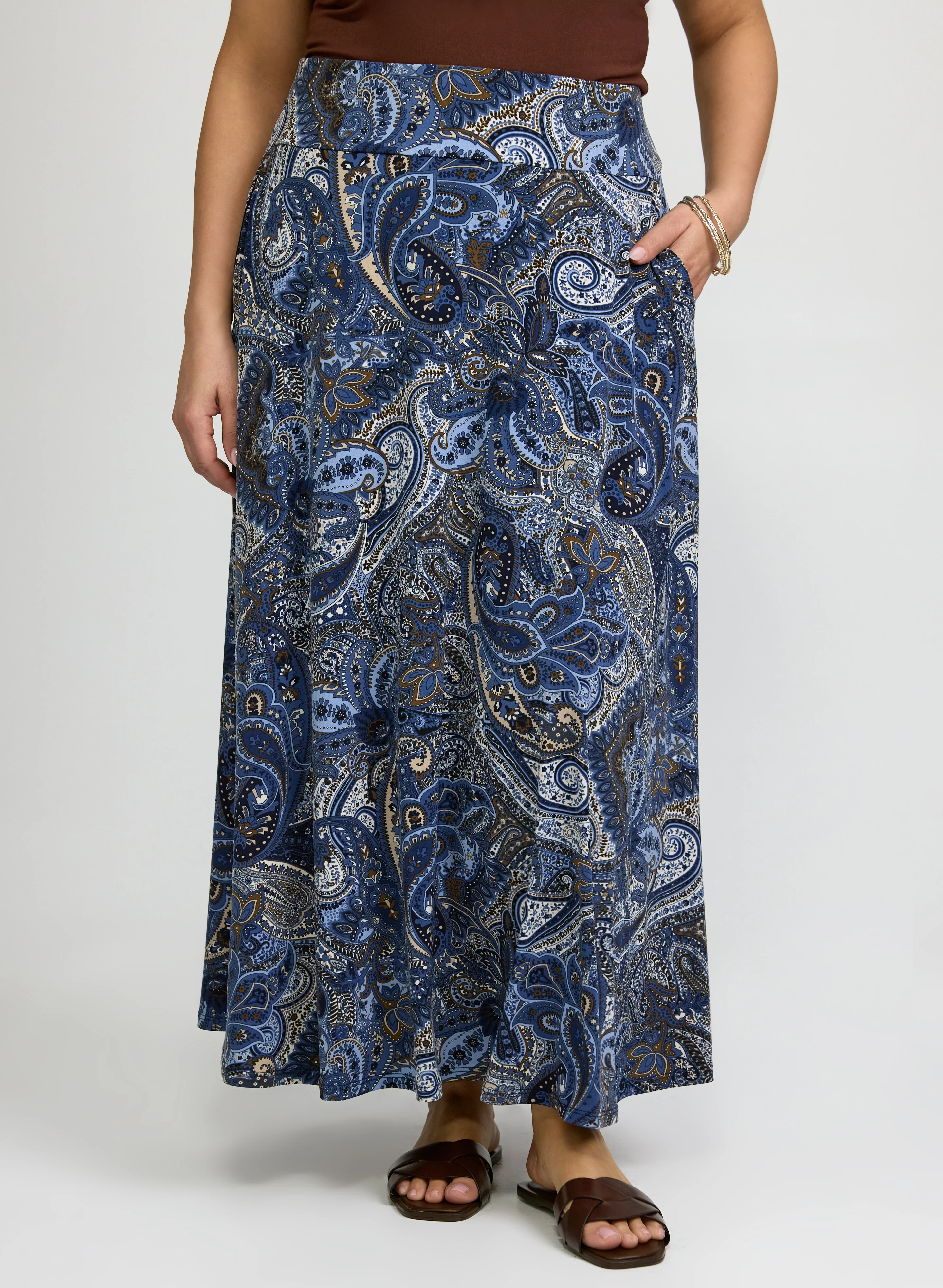 Paisley Maxi Skirt