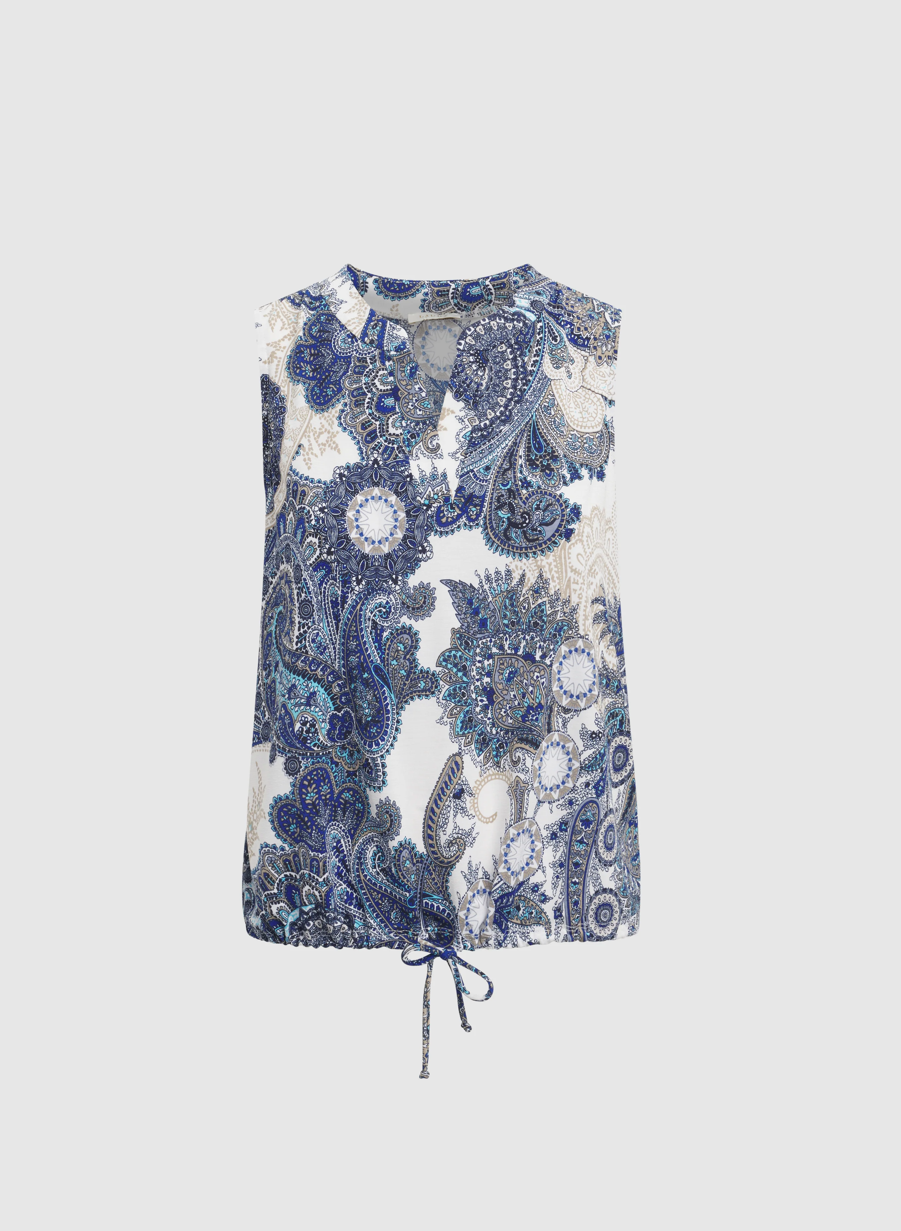 Paisley Sleeveless Top - Image 6
