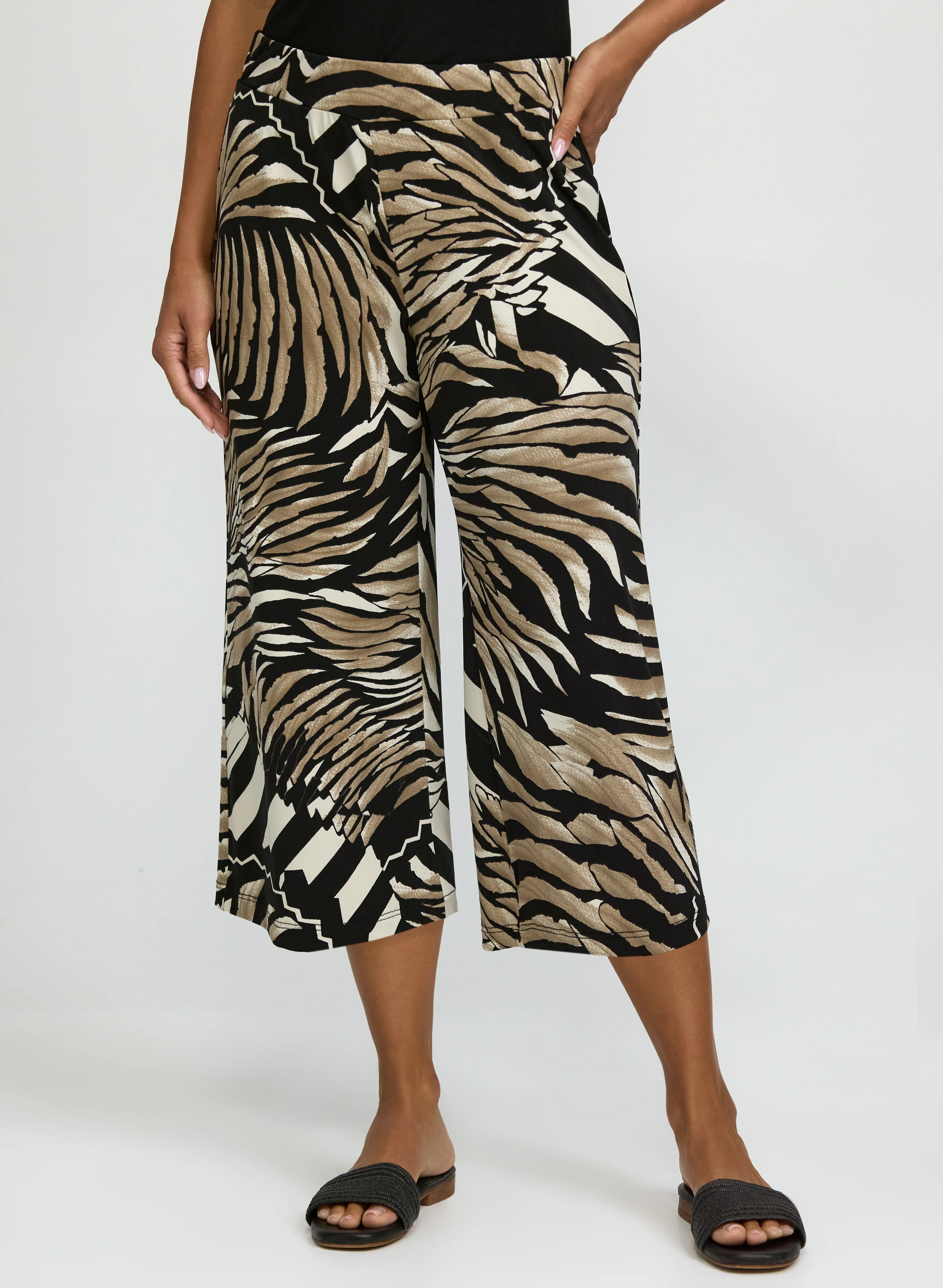 Palm Leaf Capris