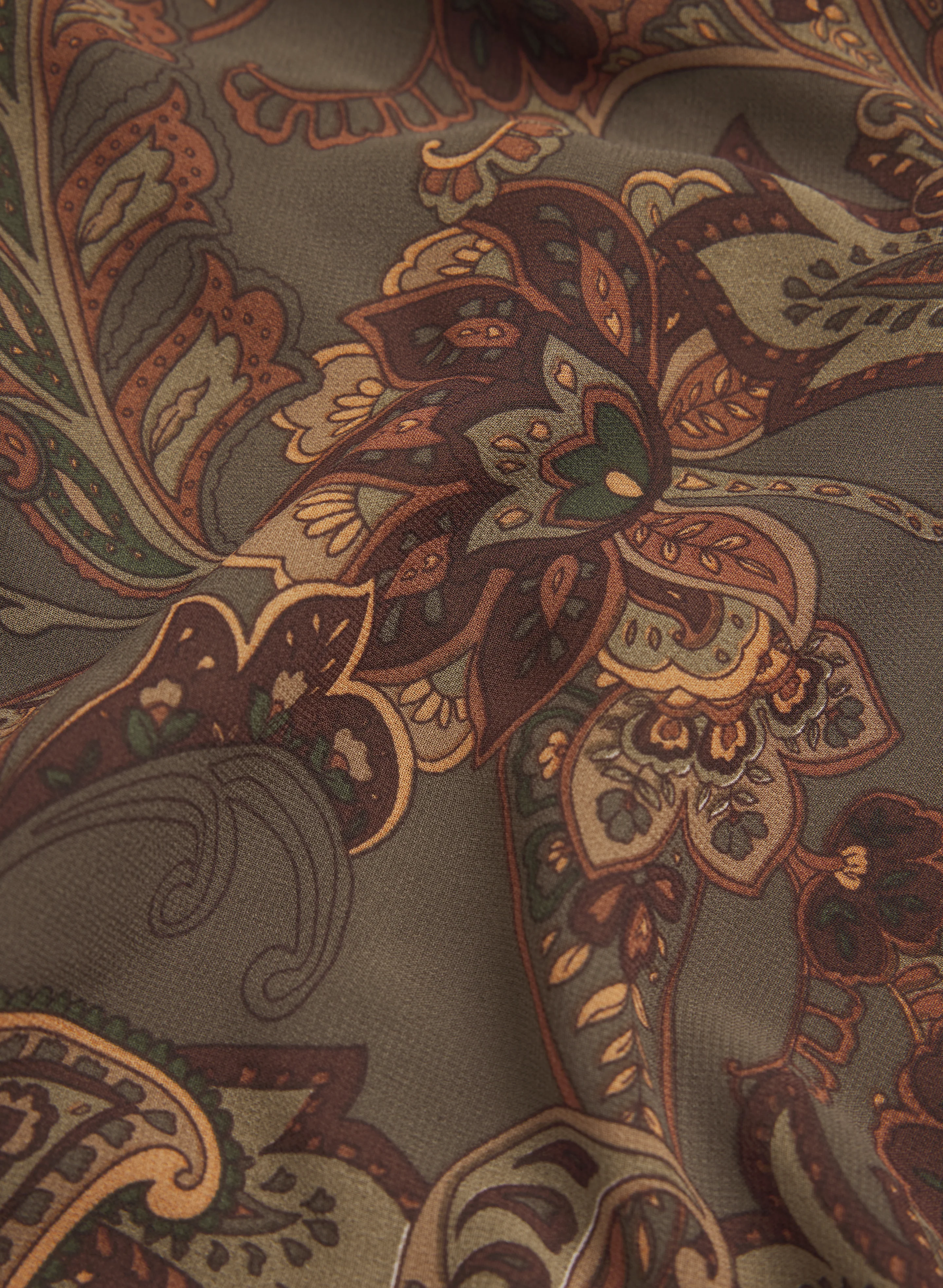 Printed Chiffon Dress - Image 8