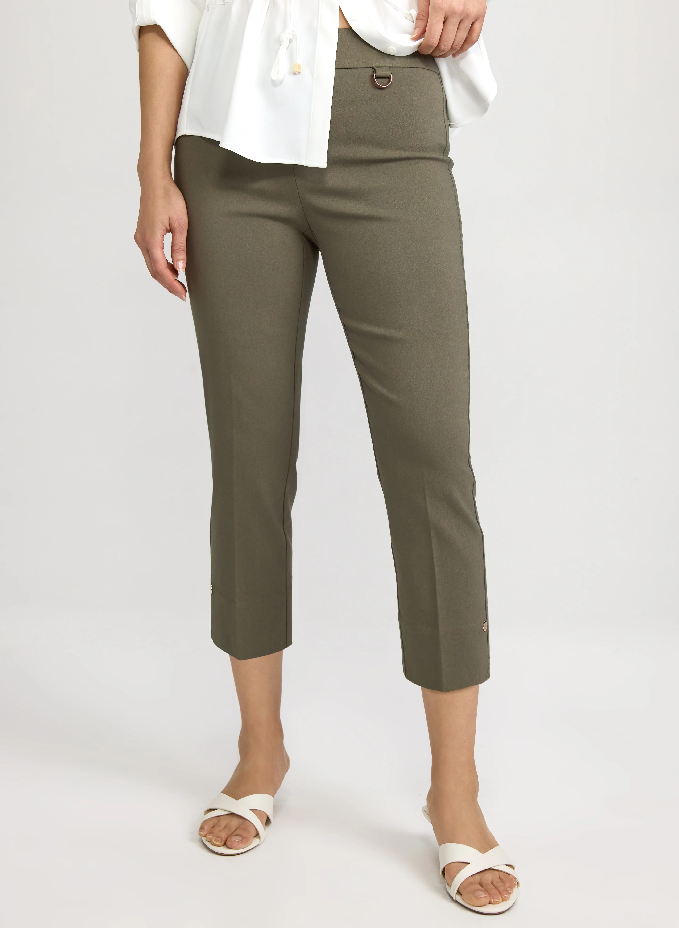 Pull-On Bengaline Capris