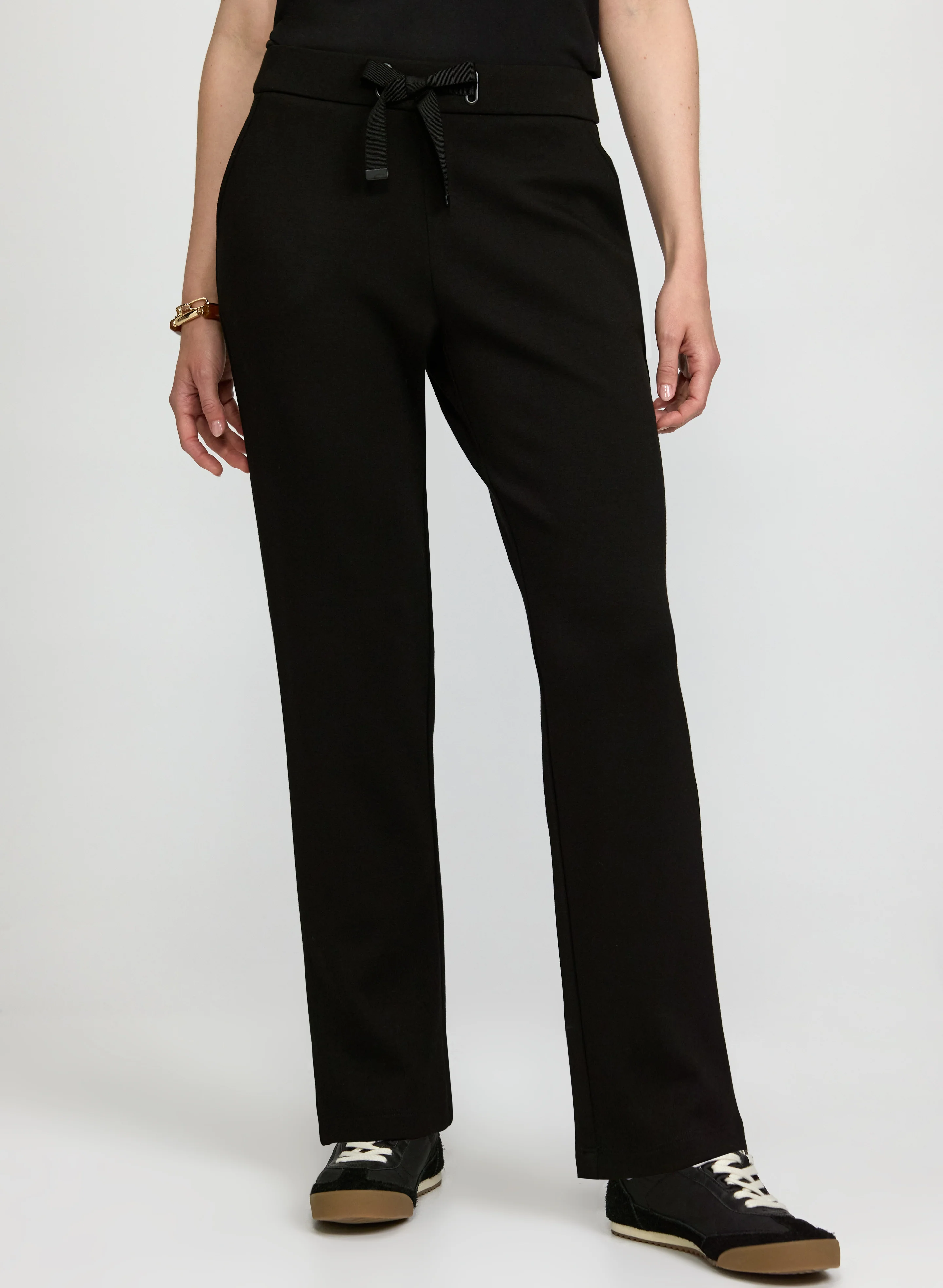 Pull-On Straight-Leg Pants