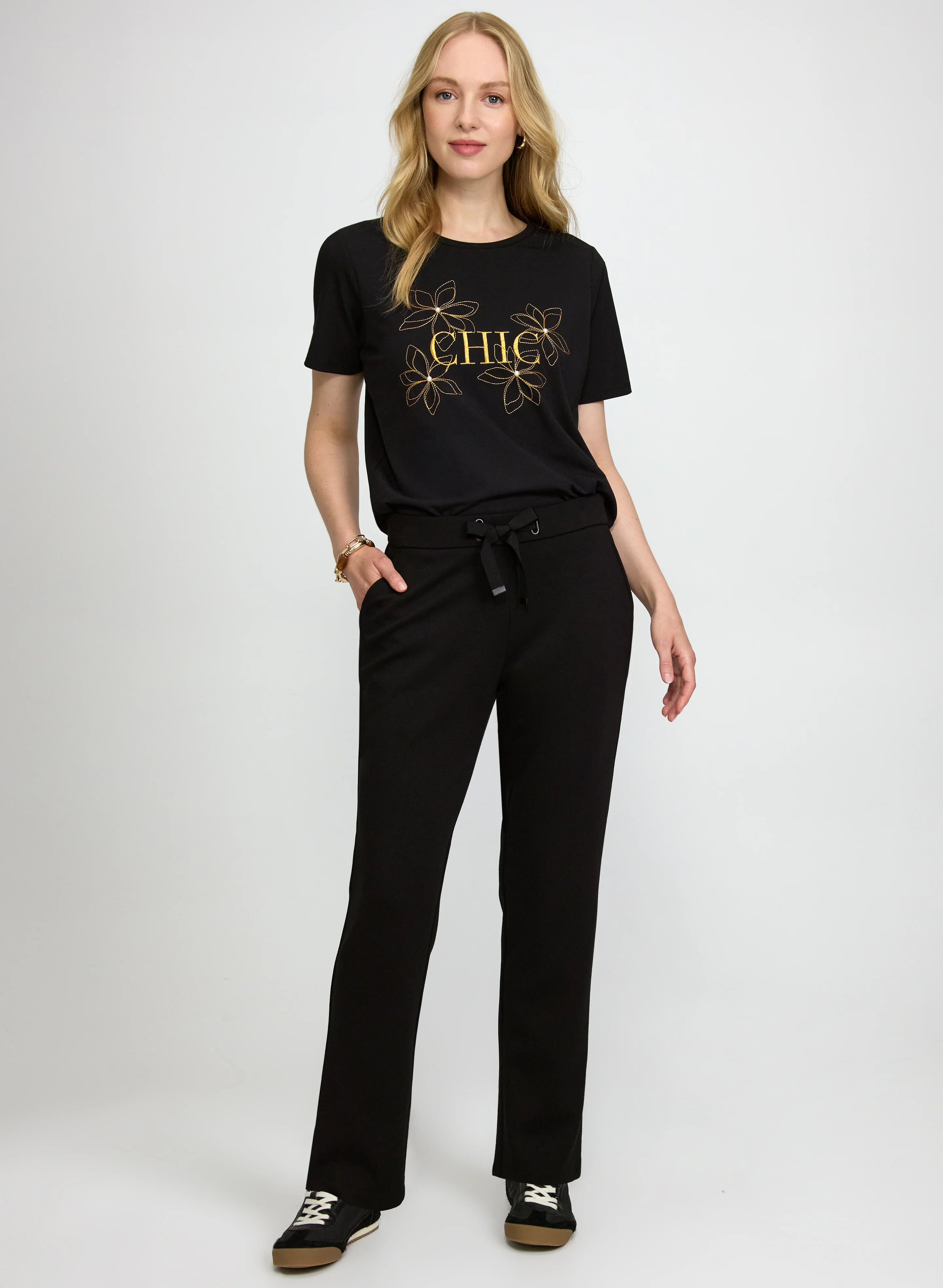 Pull-On Straight-Leg Pants - Image 3