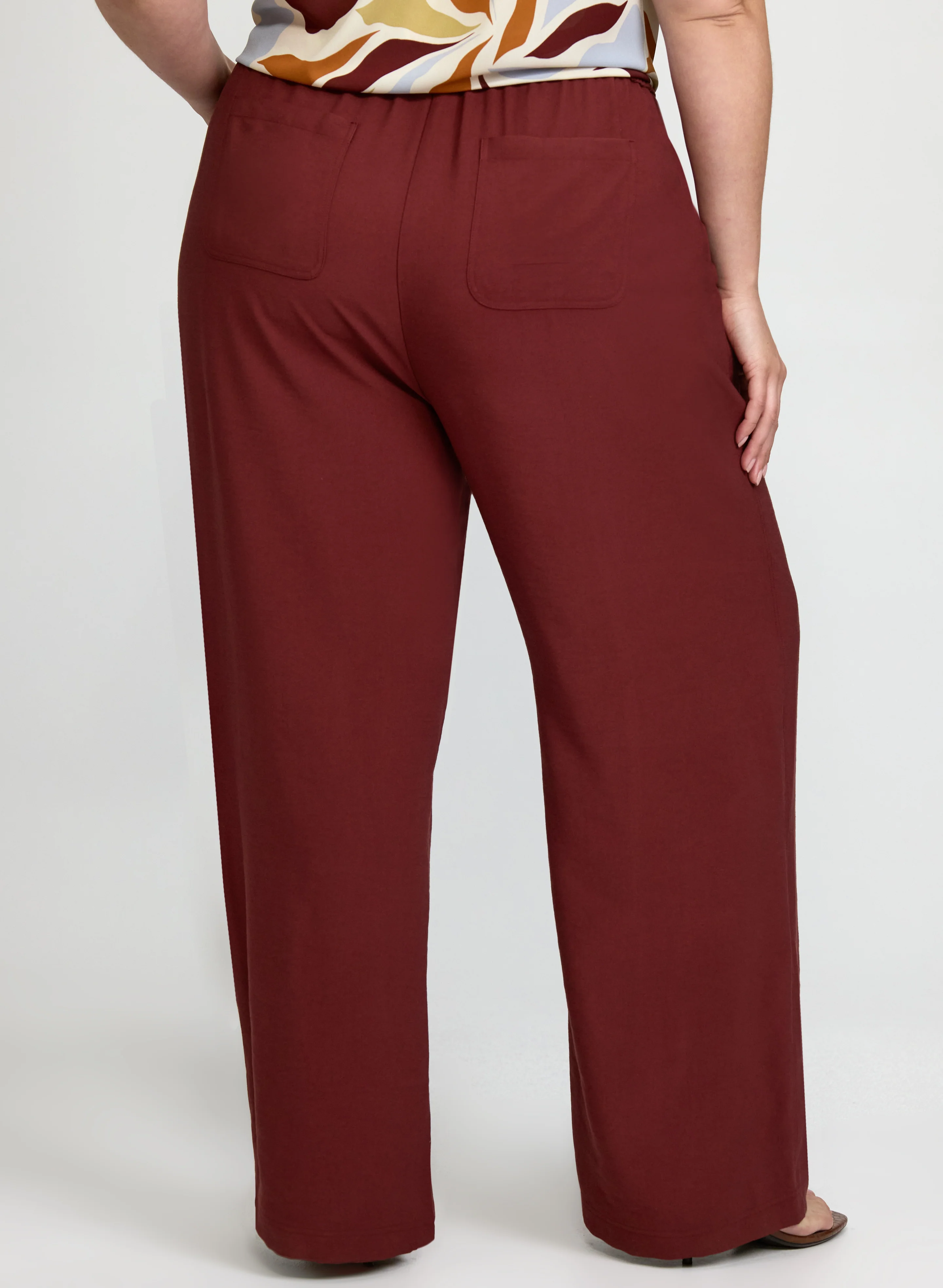 Pull-On Wide-Leg Pants - Image 5