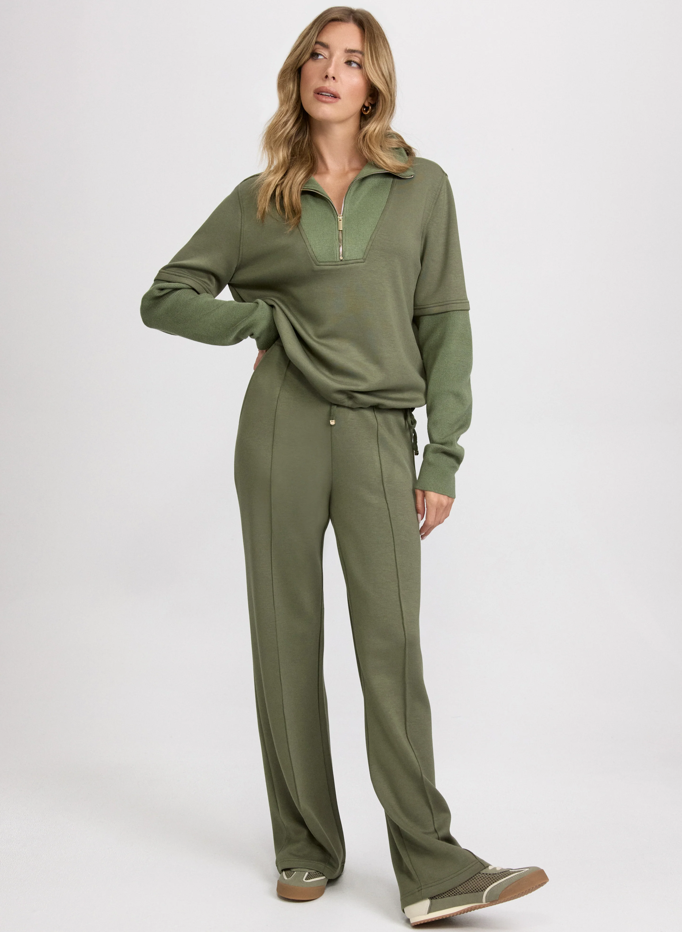 Pull-On Wide-Leg Pants - Image 3