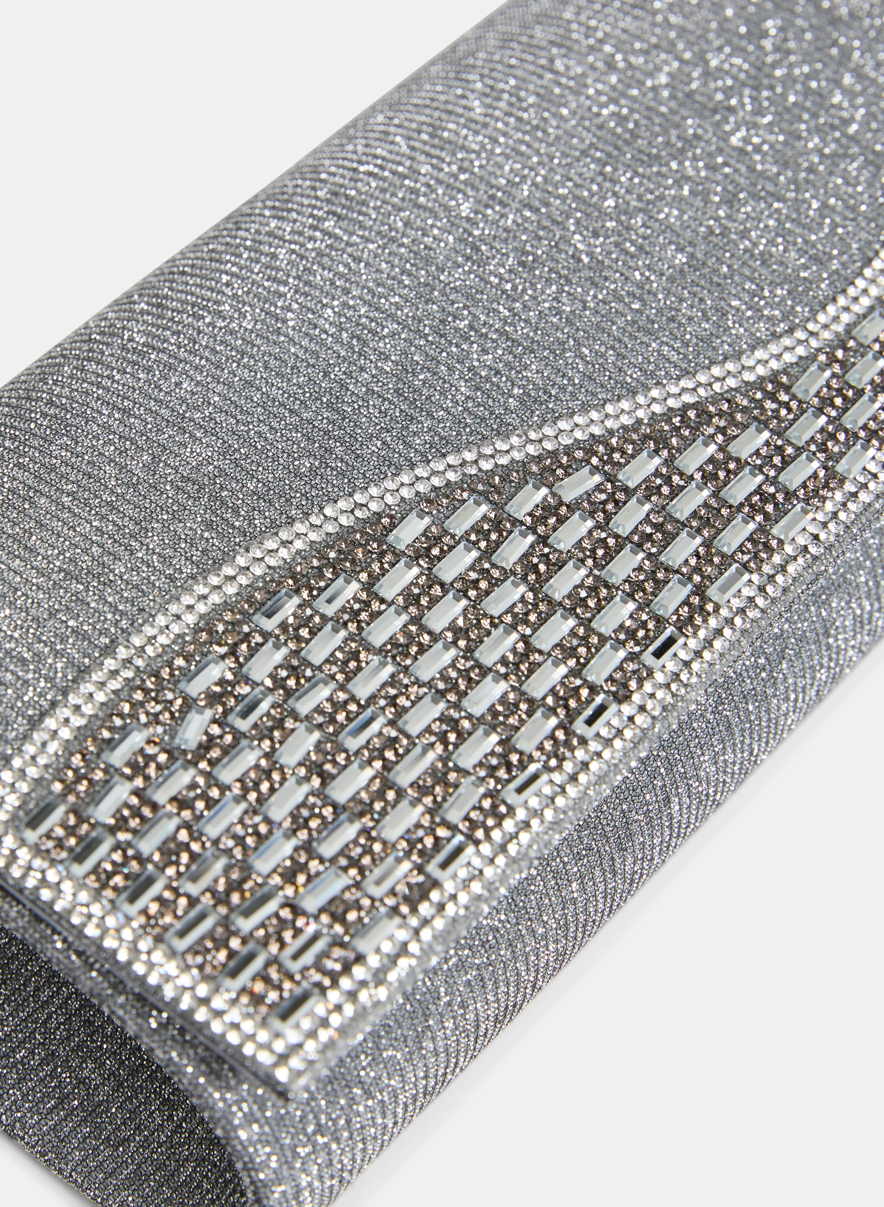 Rectangular Glitter Clutch - Image 2