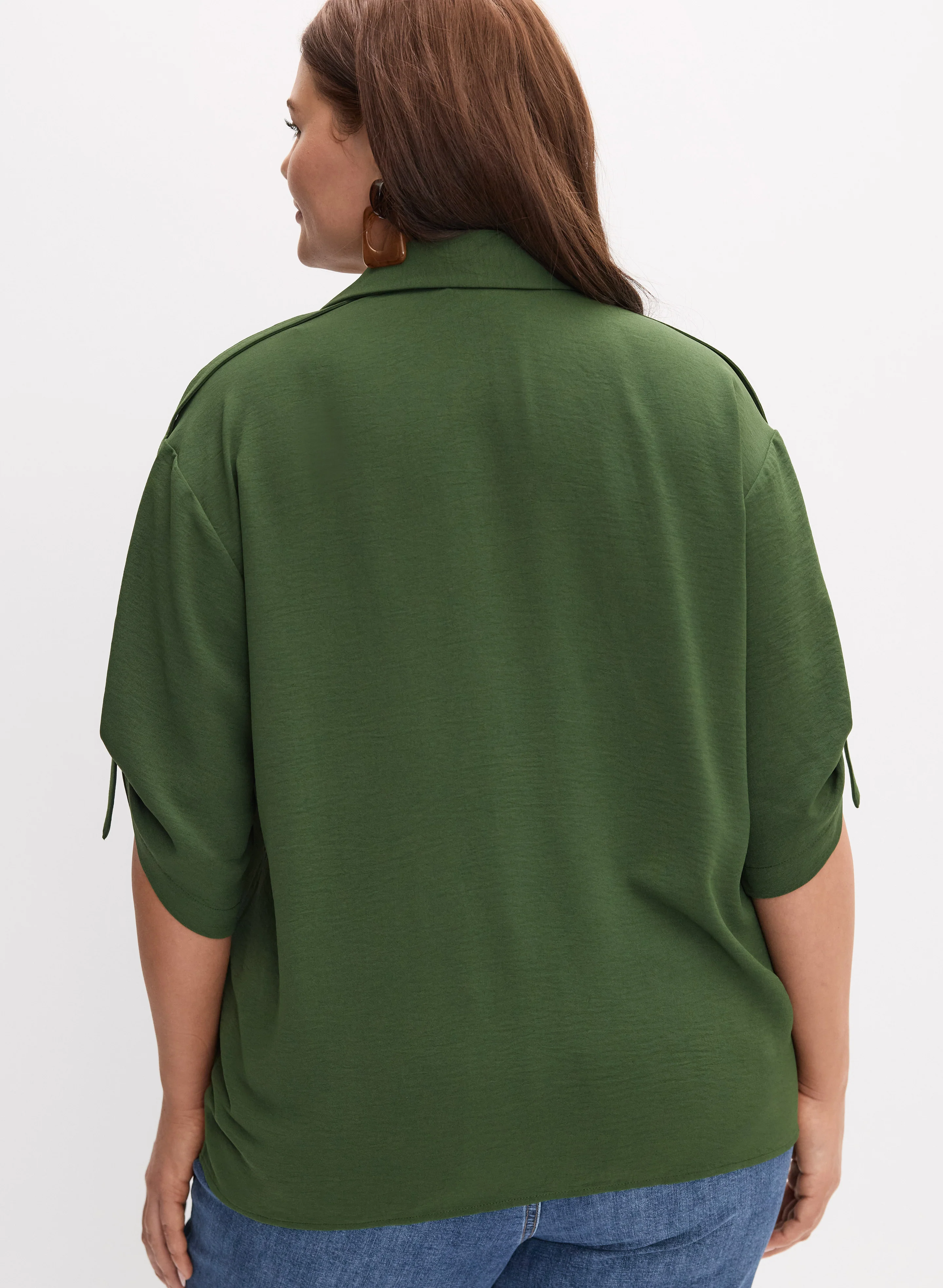 Rolled Sleeve Blouse - Image 4