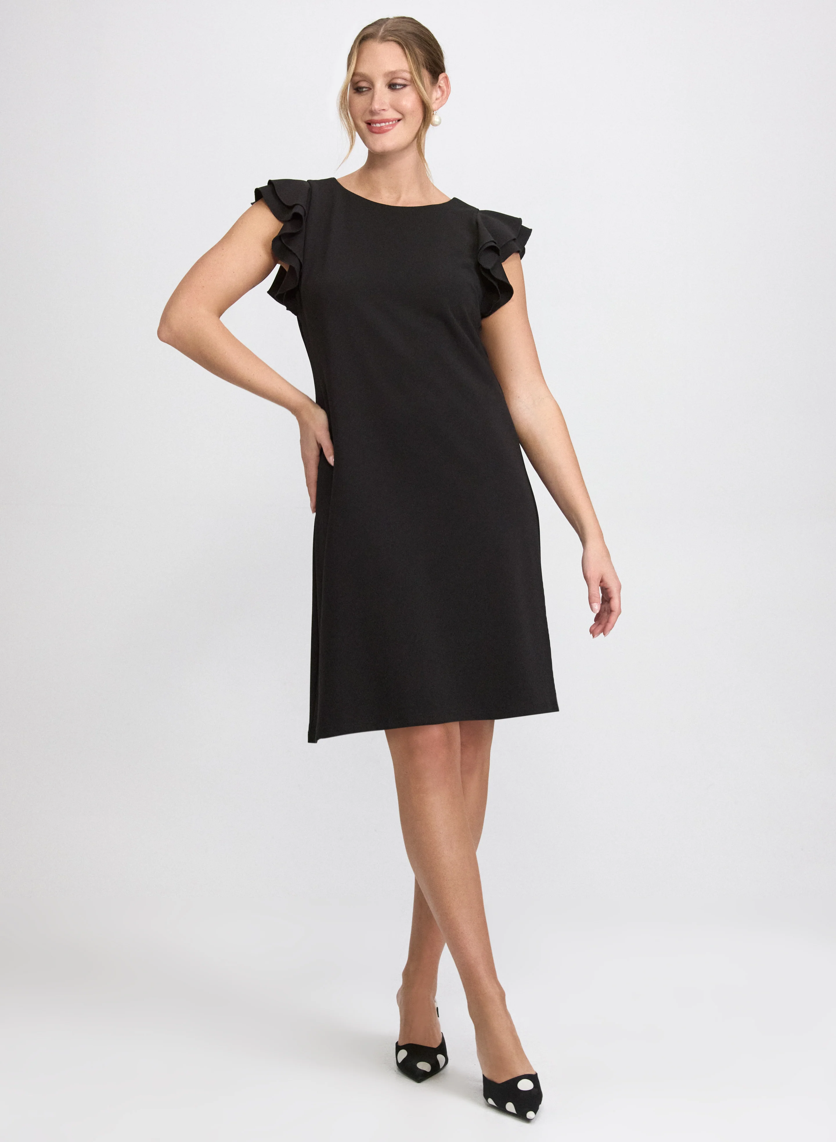Ruffle Sleeve Dress