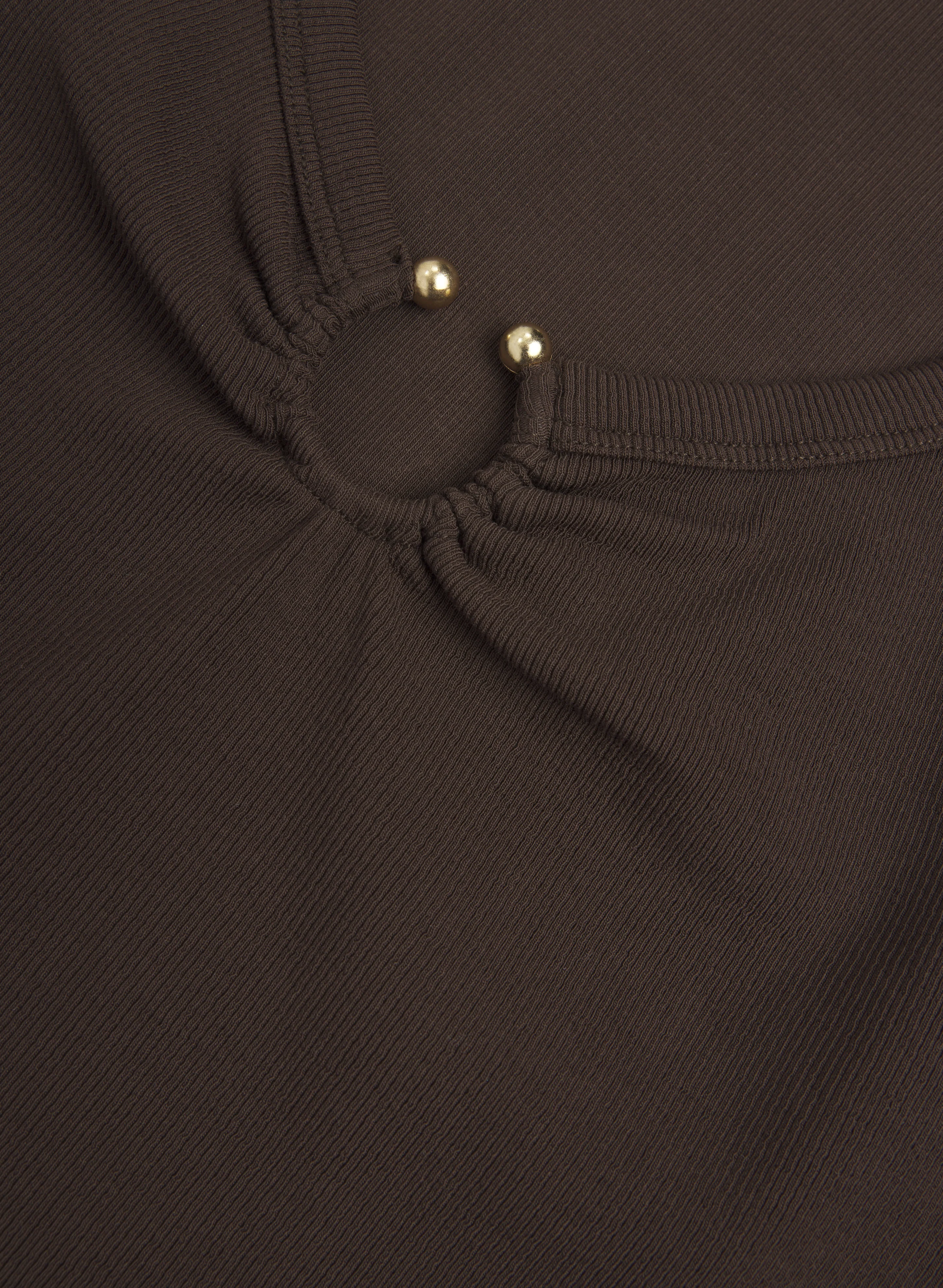 Rib Knit Cotton Cami - Image 7