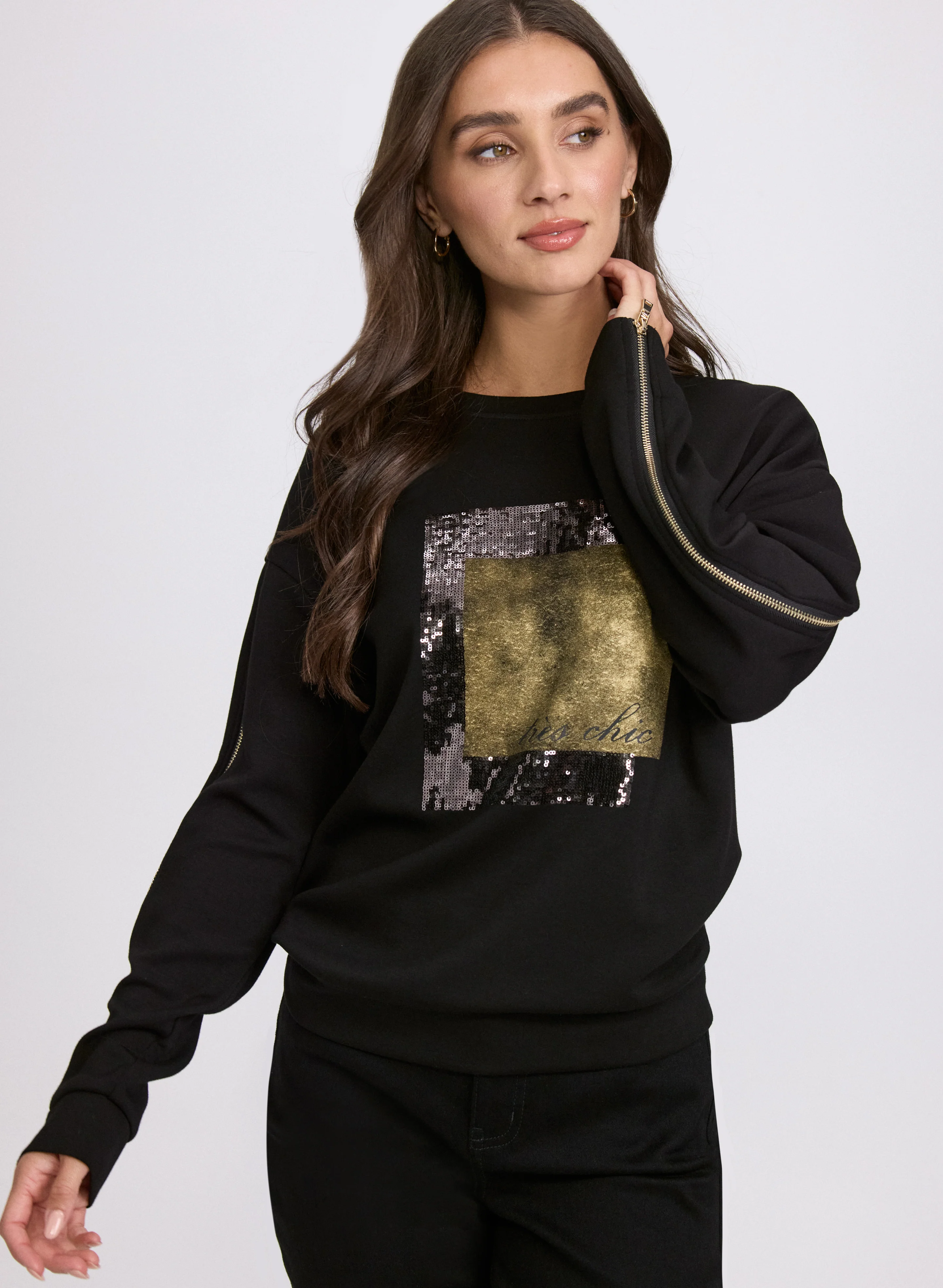 Sequin Logo Top