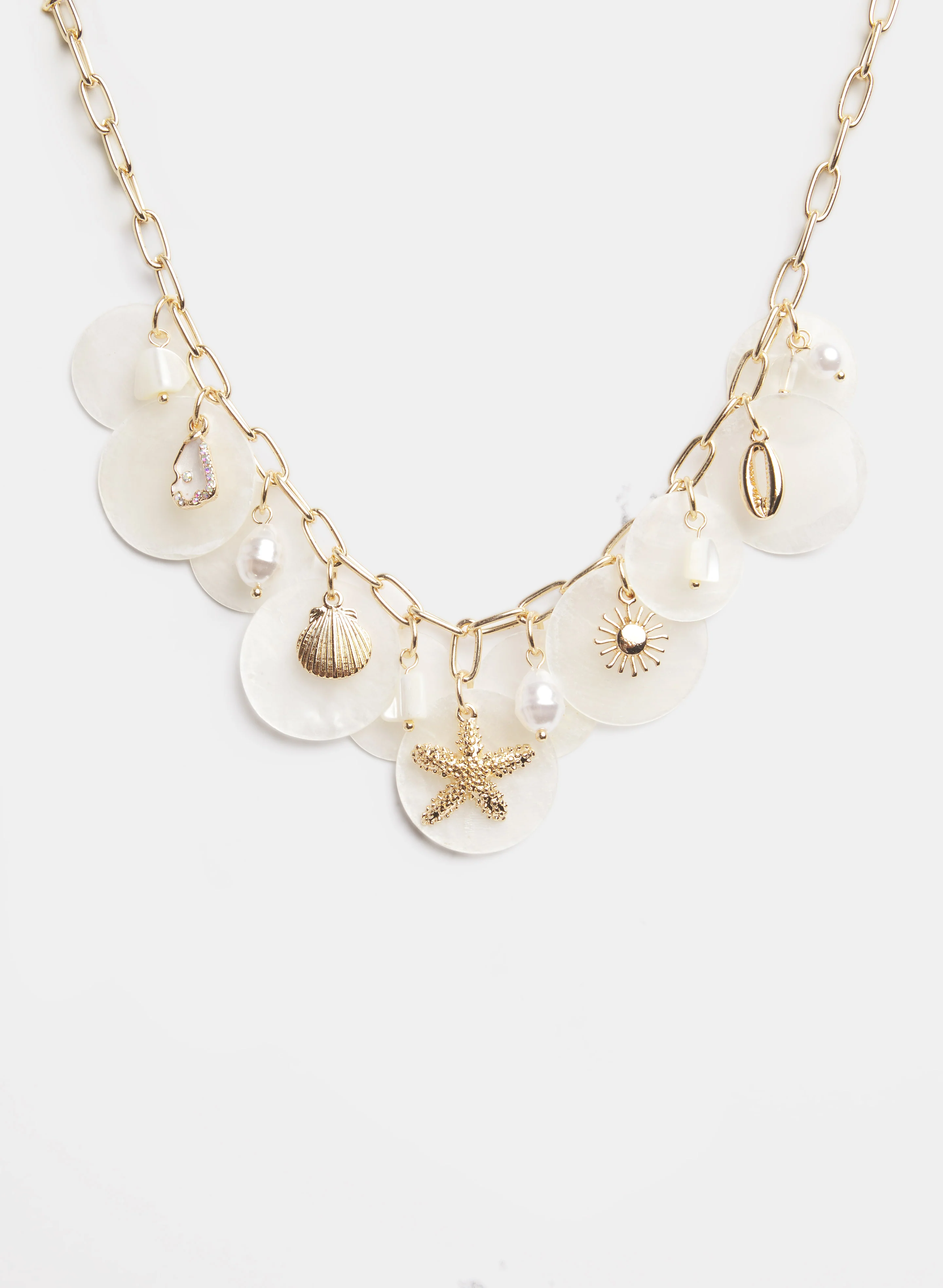 Shell & Mixed Charms Necklace