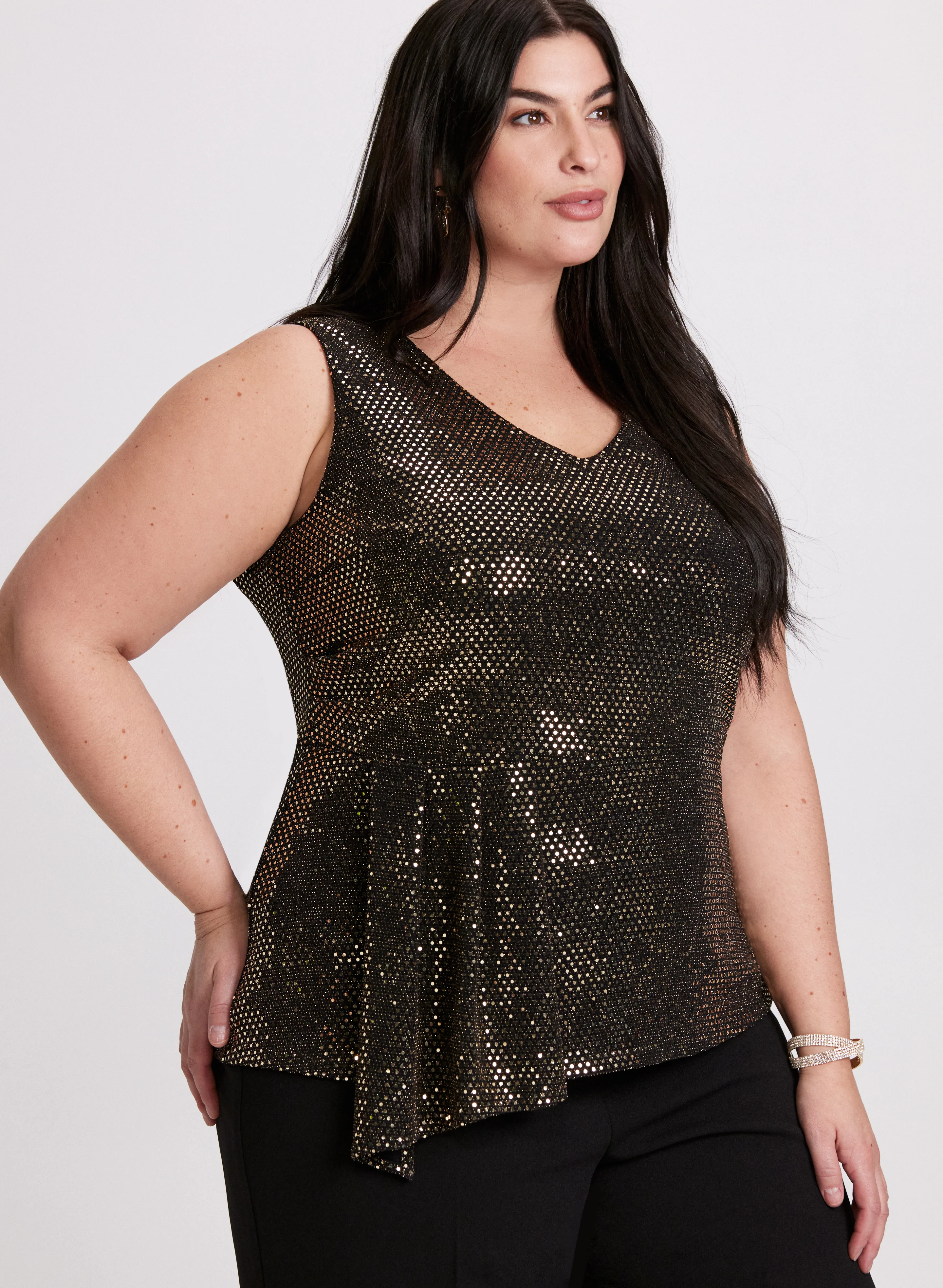 Sleeveless Sequin Top - Image 2
