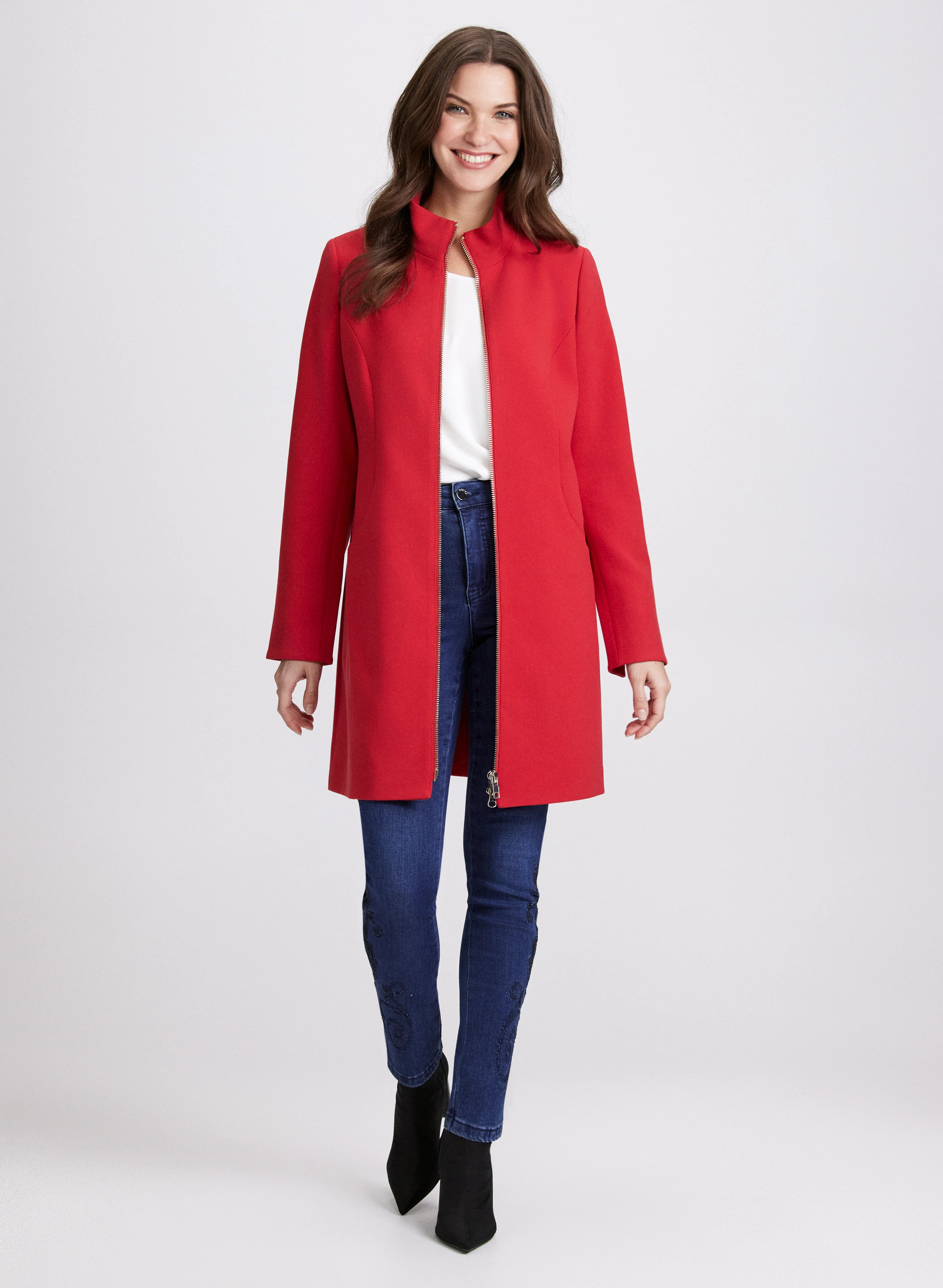 Stand Collar Coat - Image 2